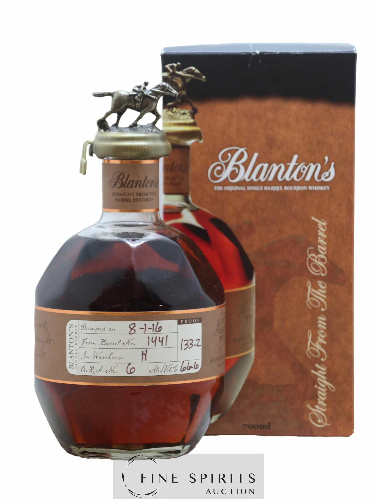 Blanton's Of. Straight From The Barrel