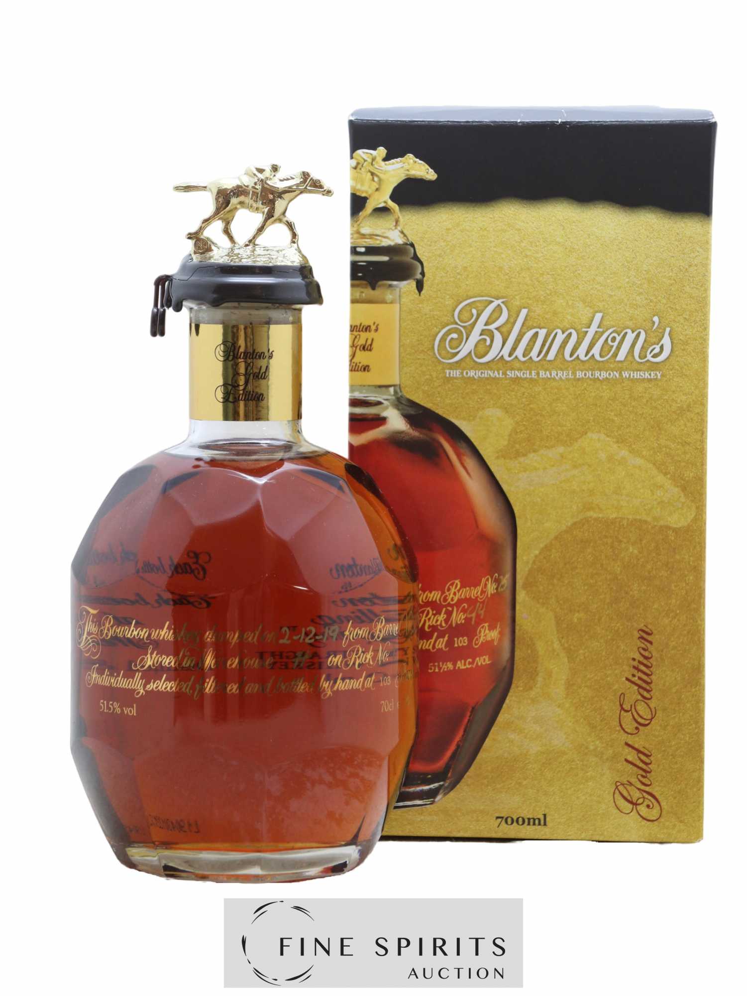 Blanton's Of. Gold Edition Warehouse H - Barrel n°373 - dumped 2019