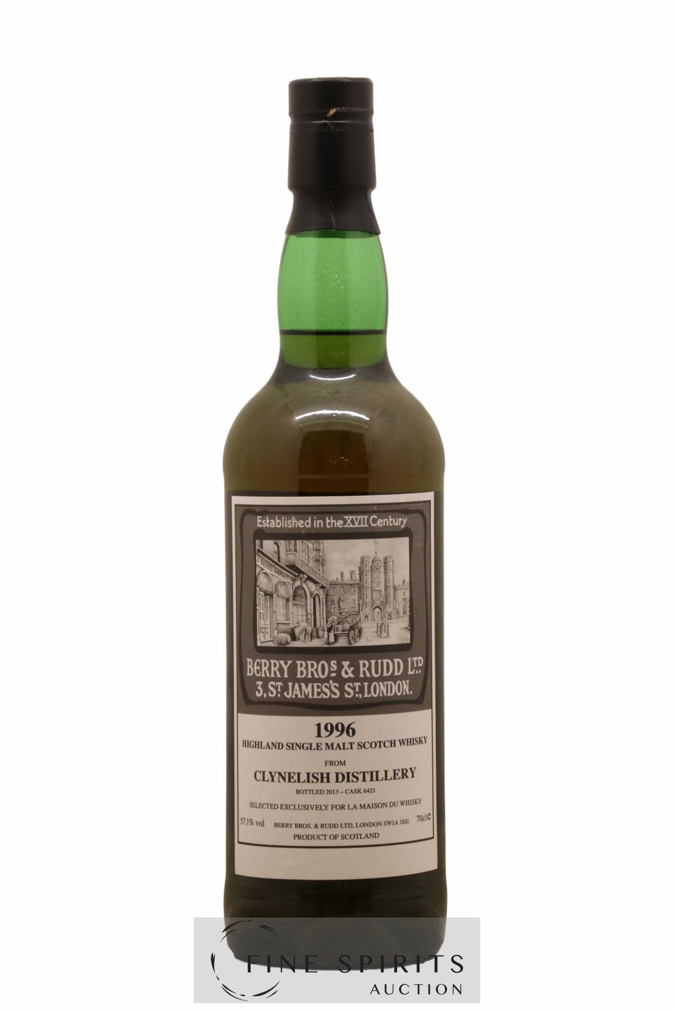 Clynelish 1996 Berry Bros & Rudd Cask n°6421 - bottled 2013