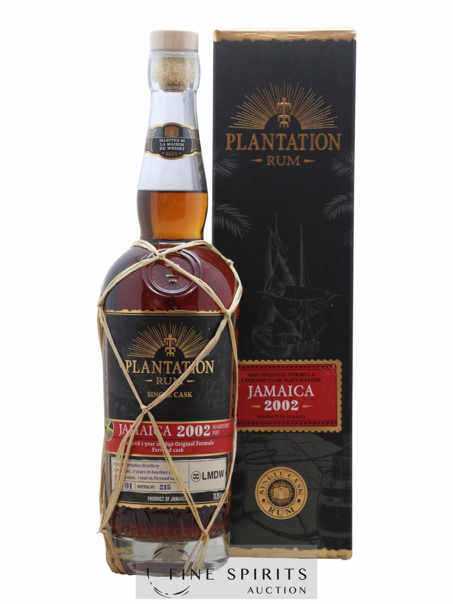 Plantation 2002 Of. Jamaica Mark HJF - Edition 2021 Single Cask Collection