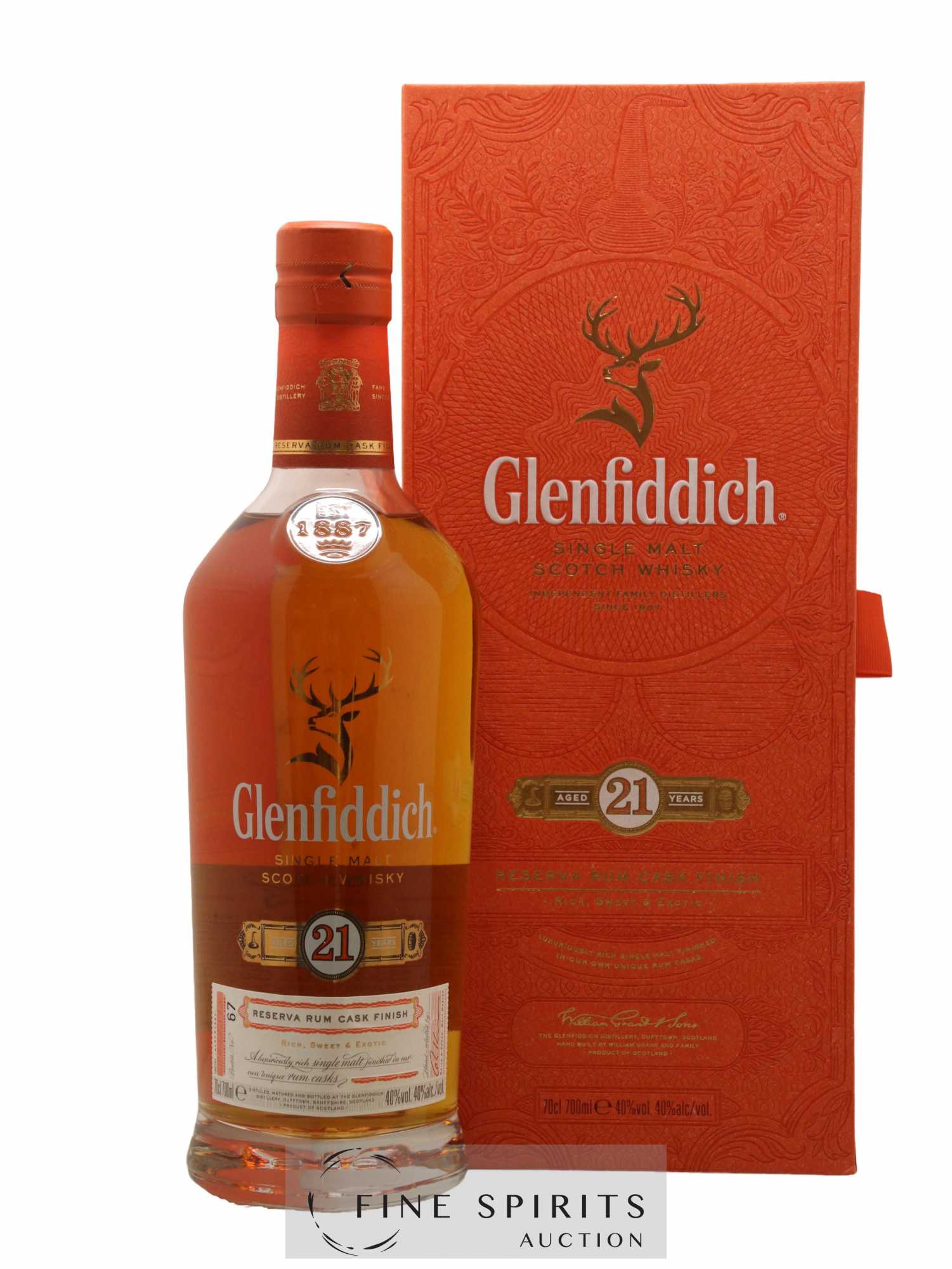 Glenfiddich 21 years Of. Reserva Rum Cask Finish