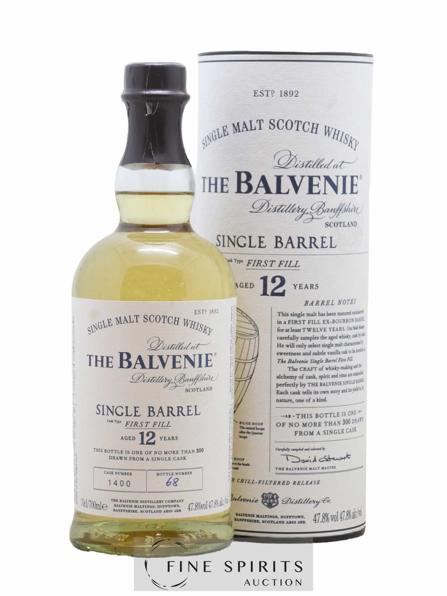 Balvenie (The) 12 years Of. Single Barrel Cask n°1400