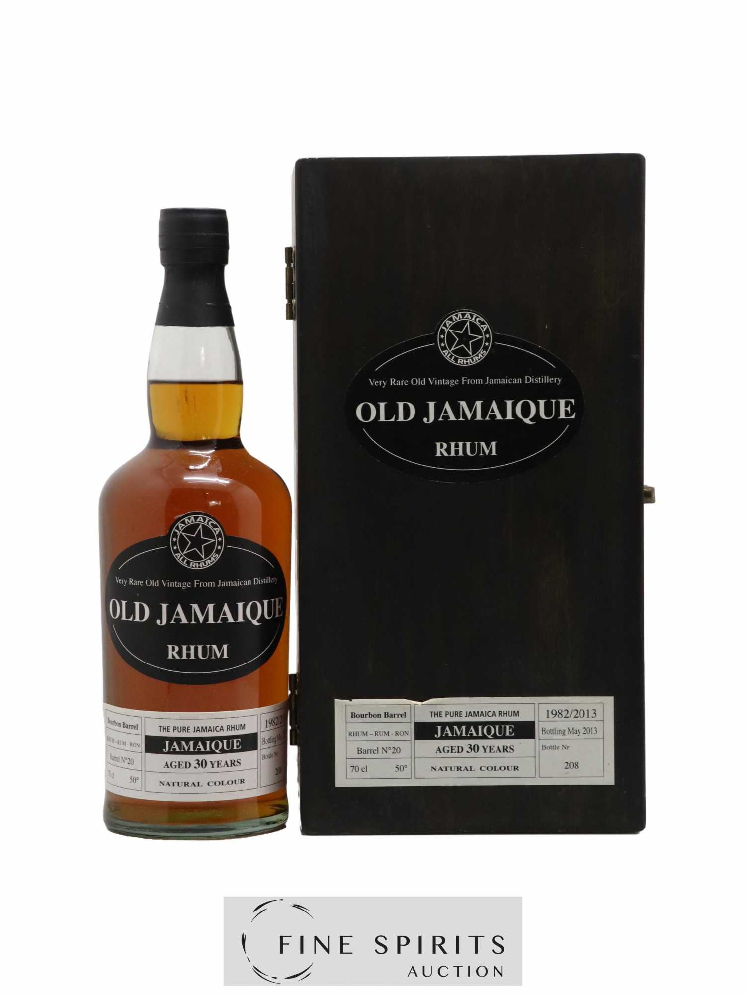 Jamaica Old 30 years 1982 Corman Colins Bourbon barrel n°20 - bottled 2013