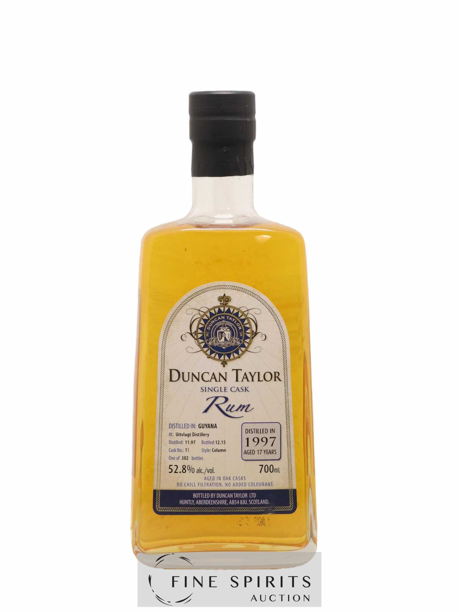 Uitvlugt 17 years 1997 Duncan Taylor Single Cask n°11 - One of 302 - bottled 2015