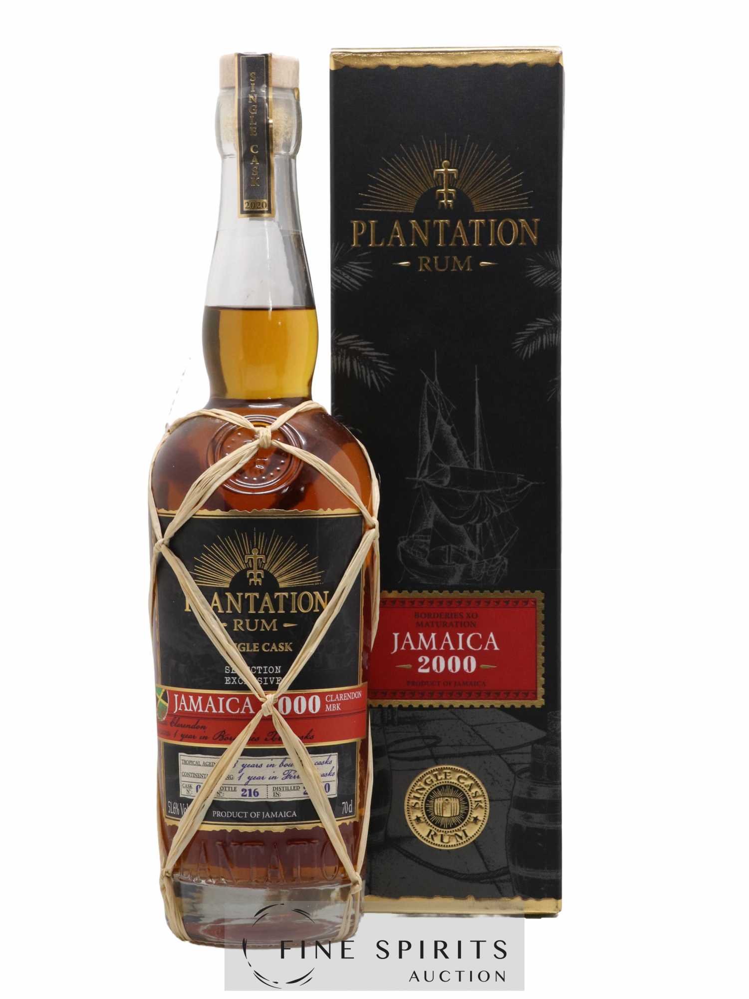 Plantation 2000 Of. Jamaica Cask n°01 - bottled 2020 Single Cask Collection