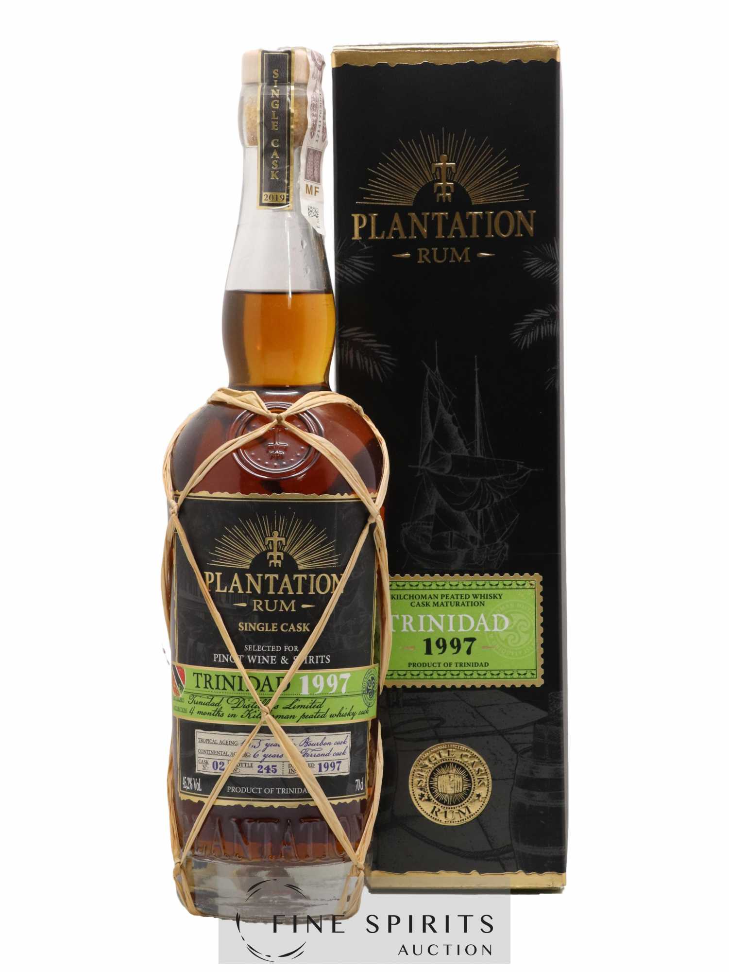 Plantation 1997 Of. Trinidad Cask n°02 - bottled 2019 Single Cask Collection