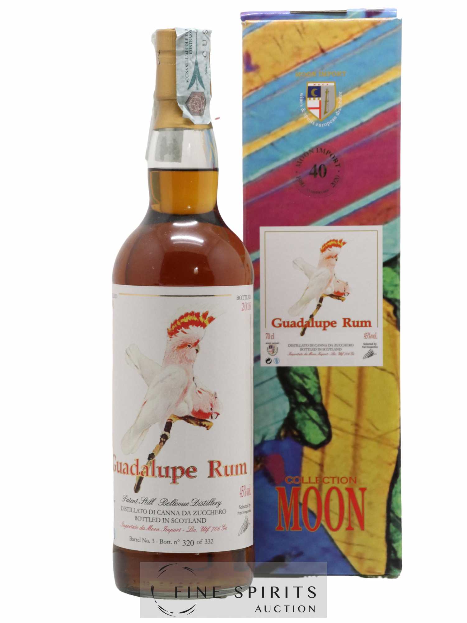 Bellevue 1998 Moon Collection Guadalupe Rum Barrel n°3 - One of 332 - bottled 2018