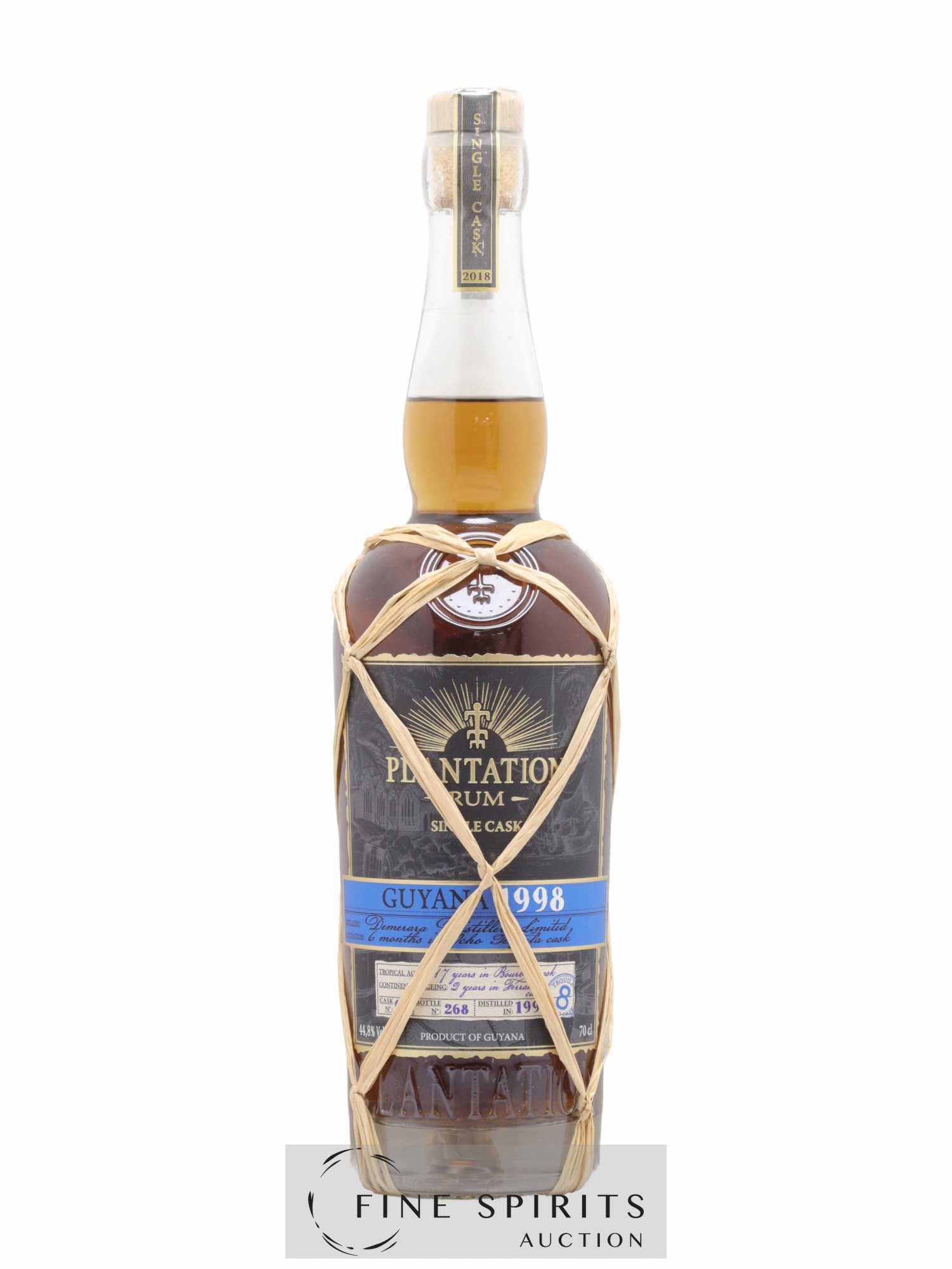 Plantation 1998 Of. Guyana Cask n°03 - bottled 2018 Single Cask Collection