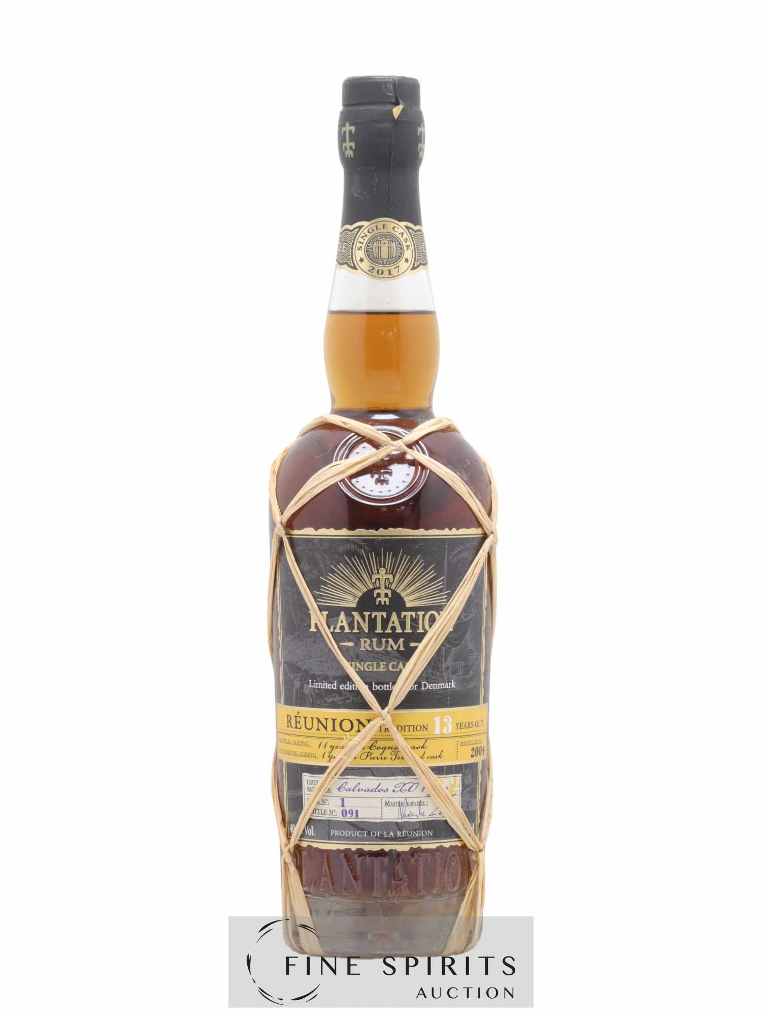 Plantation 13 years 2004 Of. La Réunion Tradition Cask n°1 - bottled 2017 Single Cask Collection