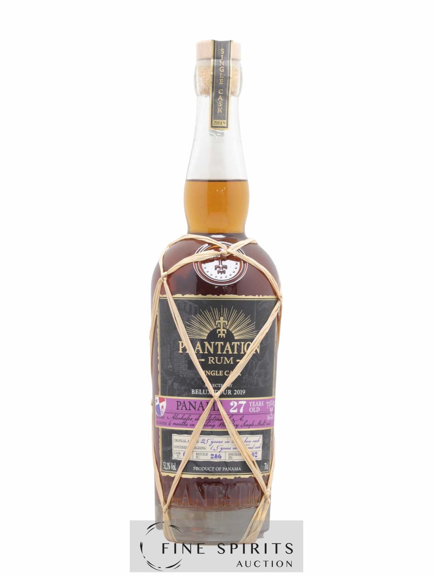 Plantation 27 years 1992 Of. Panama Cask n°01 - bottled 2019 Single Cask Collection