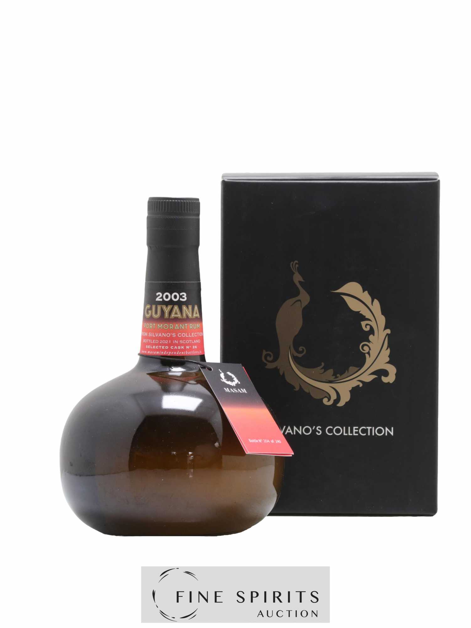 Port Morant 2003 Masam Independent Bottlers Silvano's Collection Cask n°26 - bottled 2021