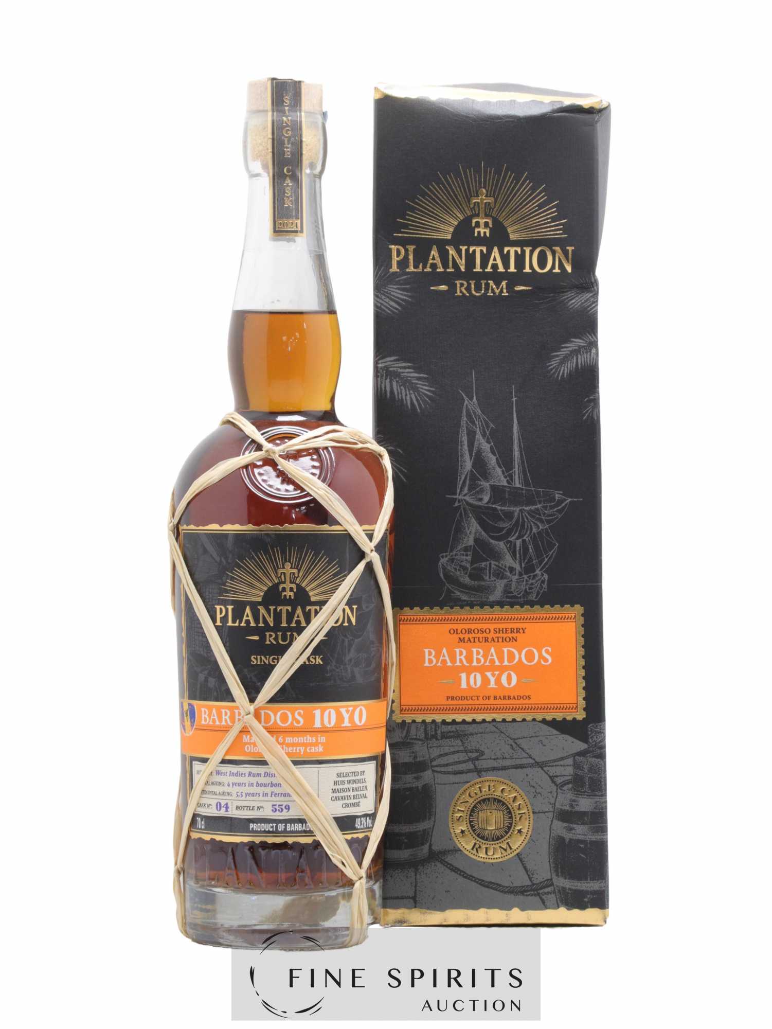 Plantation 10 years Of. Barbados Cask n°04 - bottled 2021 Single Cask Collection