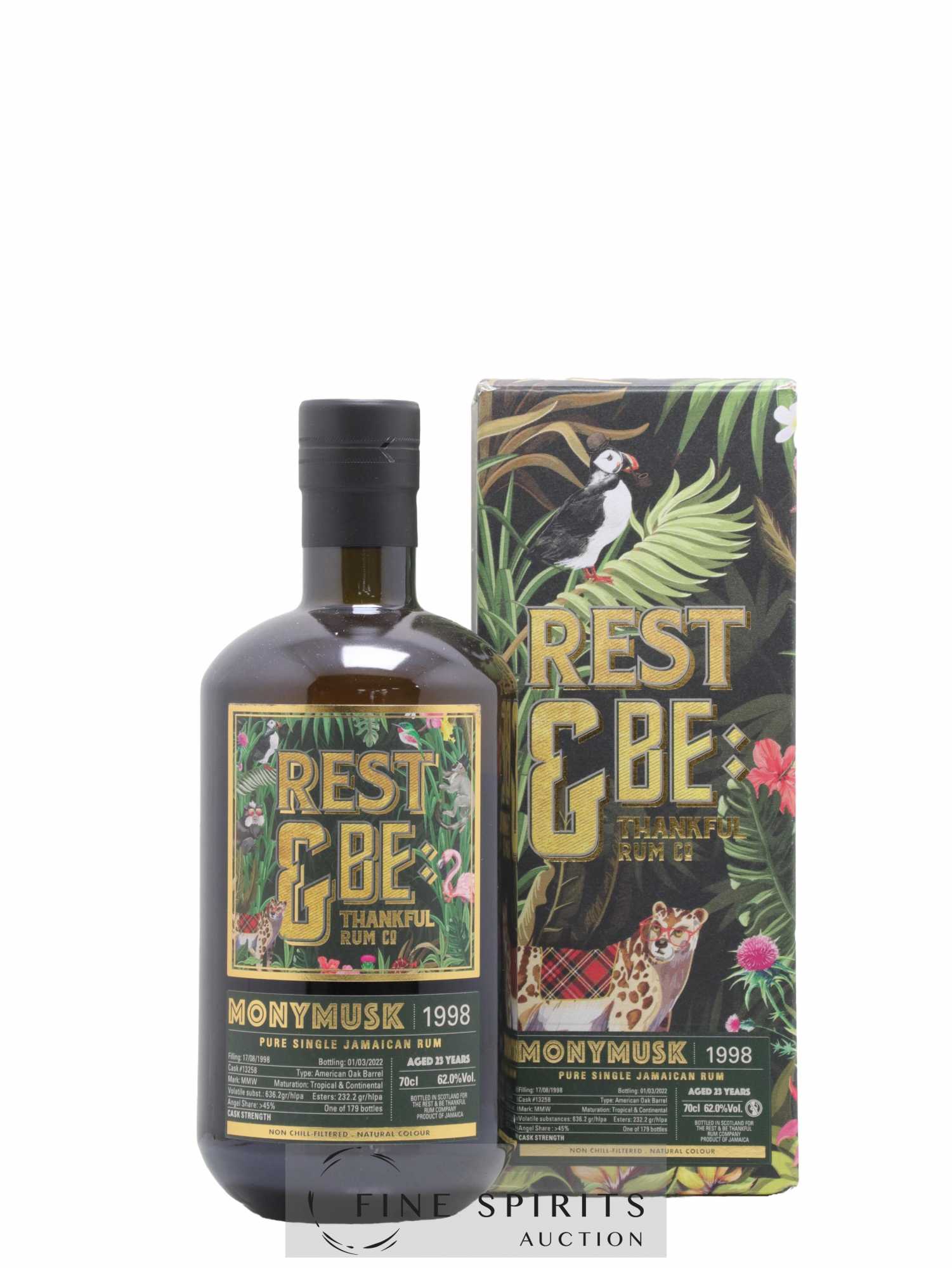 Monymusk 23 years 1998 Rest & Be Thankful Cask n°13258 - One of 179 - bottled 2022