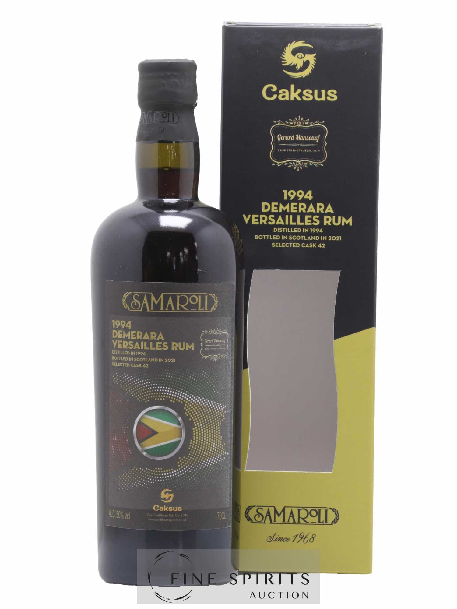 Samaroli 1994 Of. Demerara Versailles Cask n°42 - One of 165 - bottled 2021 Caksus