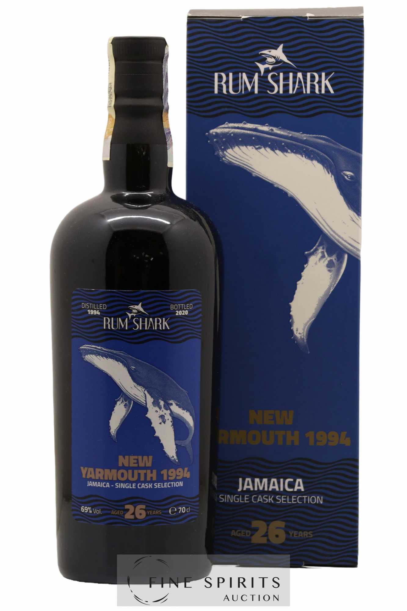 New Yarmouth 26 years 1994 Rum Shark Cask n°3 - One of 264 - bottled 2020