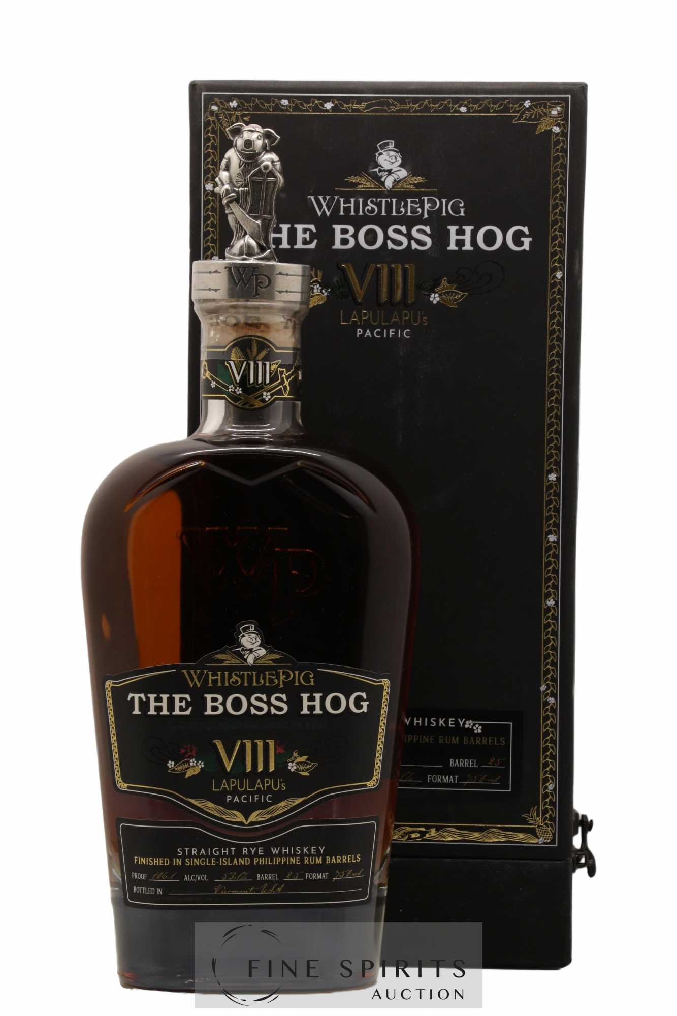 Whistle Pig Of. The Boss Hog Barrel 25 Lapulapu's Pacific - VIII