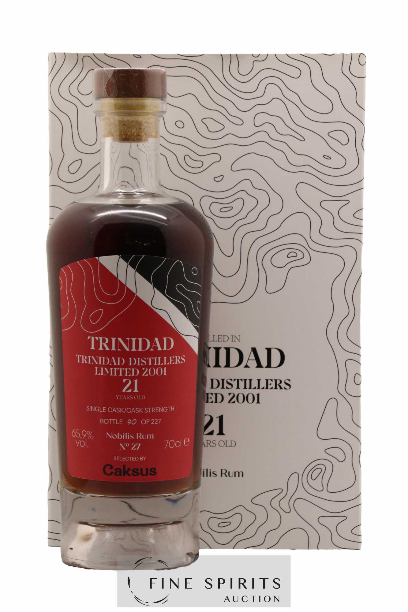 Trinidad 21 years 2001 Nobilis Rum n°27 - One of 227 Caksus