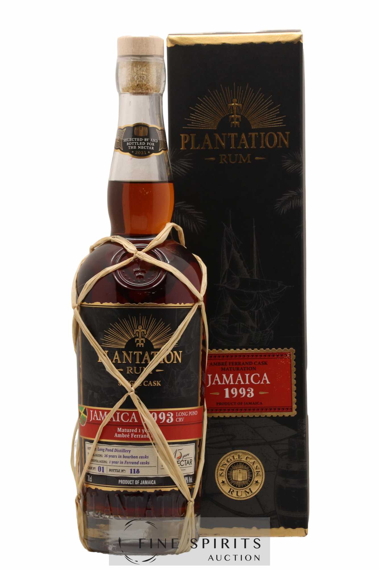 Plantation 1993 Of. Jamaica Cask n°01 - bottled 2021 Single Cask Collection