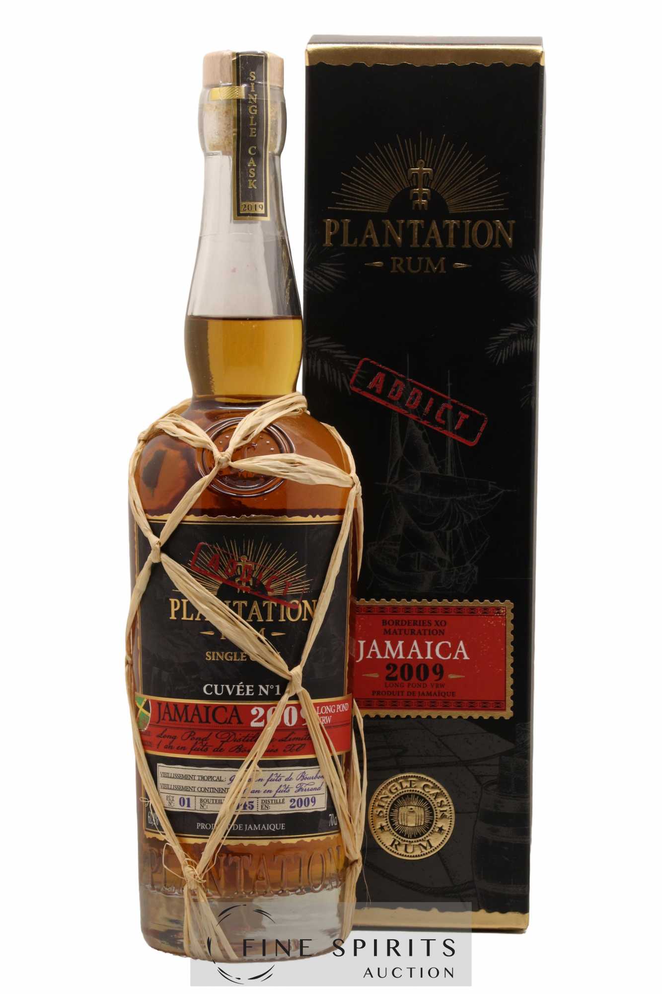 Plantation 2009 Of. Jamaica Addict Cask n°01 - bottled 2020 Single Cask Collection