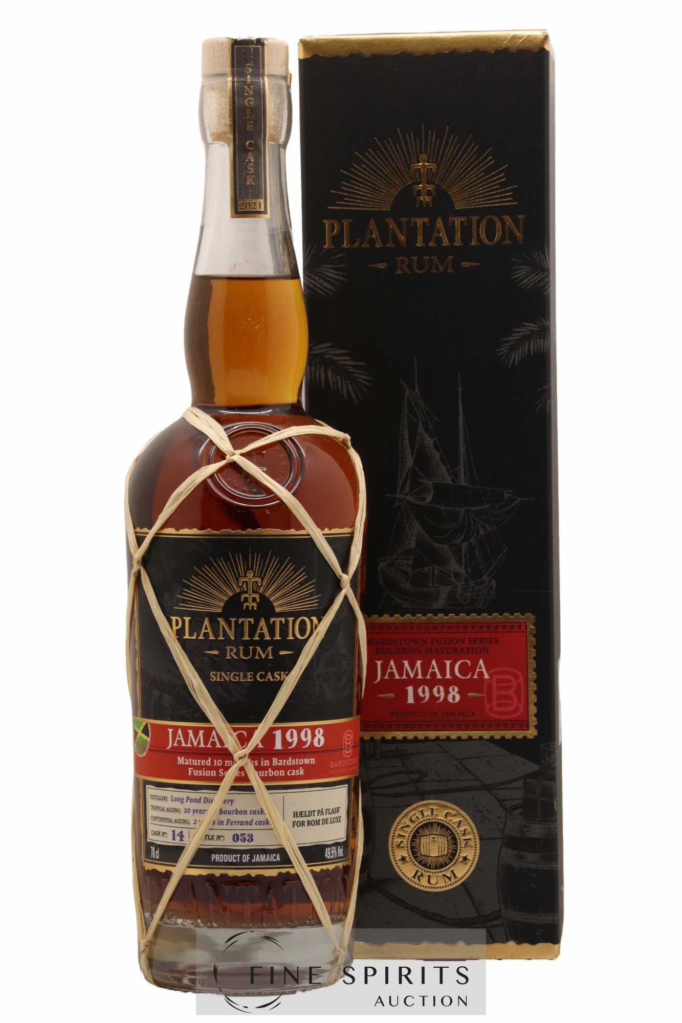 Plantation 1998 Of. Jamaica Cask n°14 - bottled 2021 Single Cask Collection