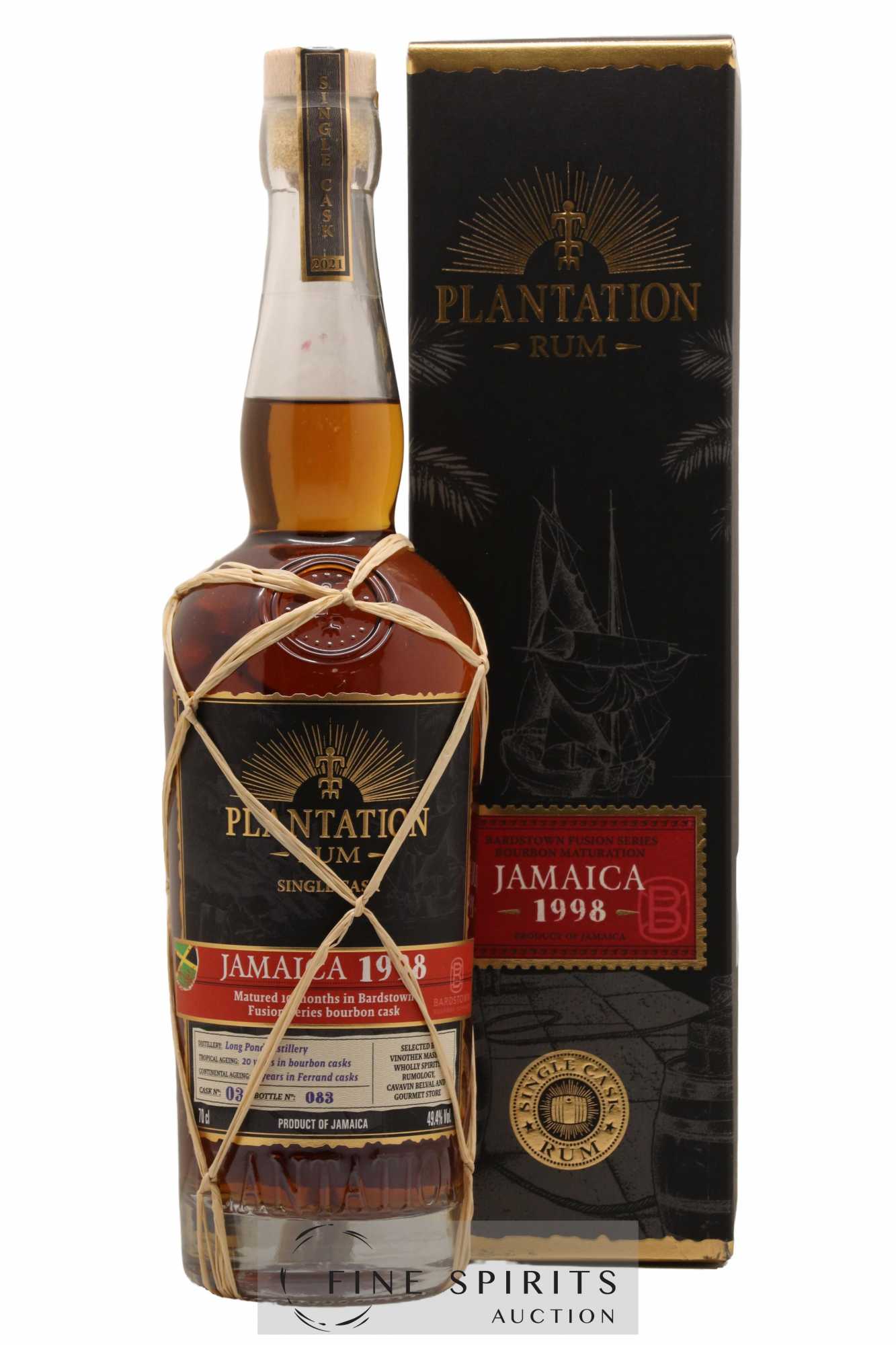 Plantation 1998 Of. Jamaica Cask n°03 - bottled 2021 Single Cask Collection