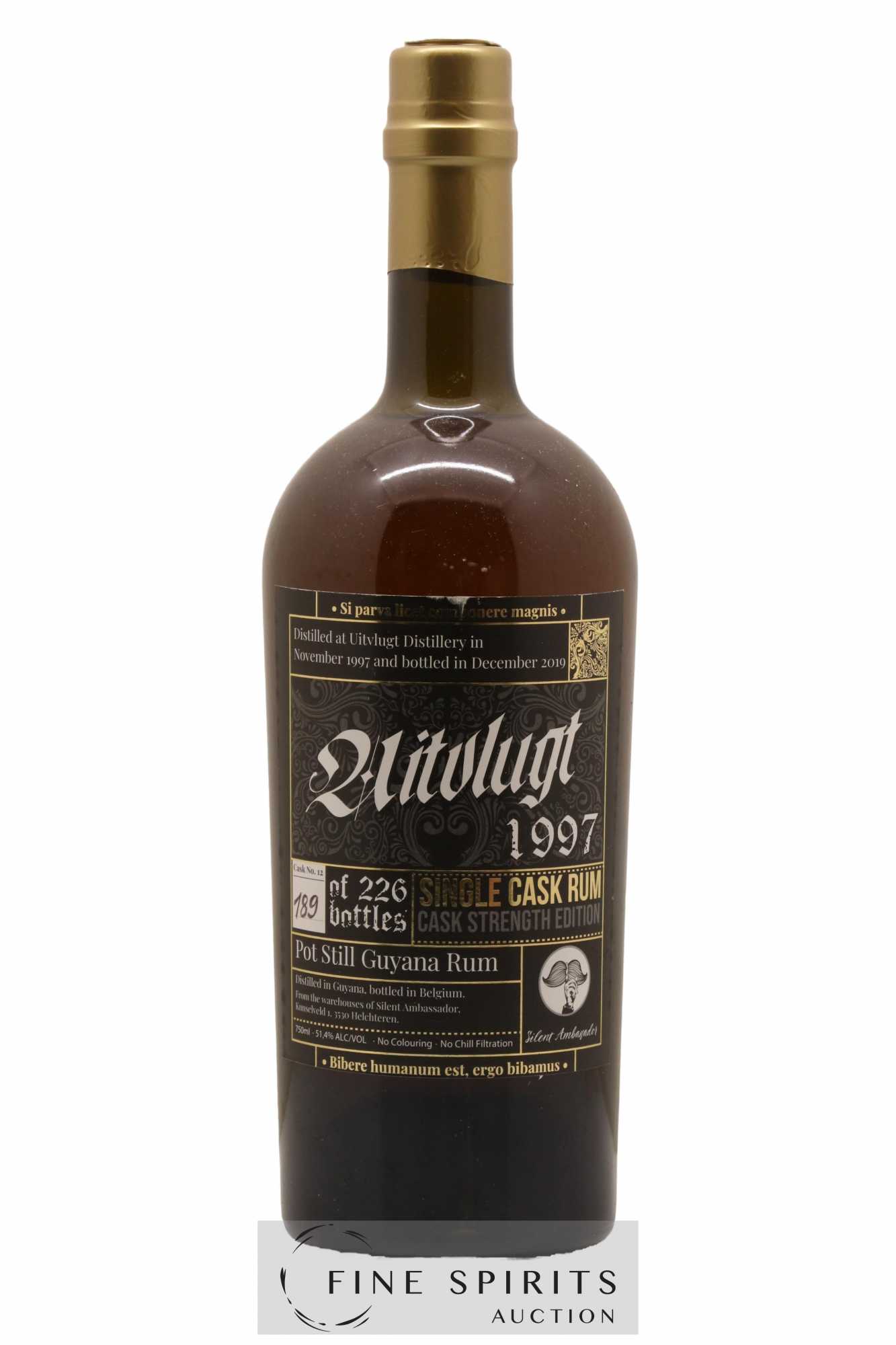 Uitvlugt 1997 Silent Ambassador One of 226 - bottled 2019 Cask Strength Edition