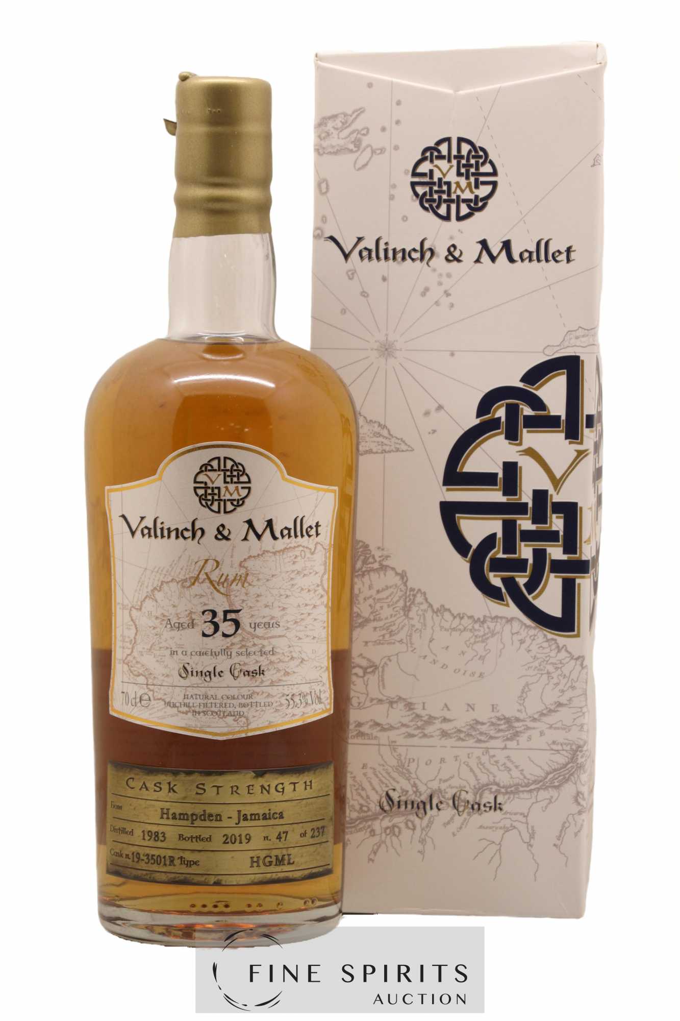 Hampden 35 years 1983 Valinch & Mallet Cask n°193501R - One of 237 - bottled 2019