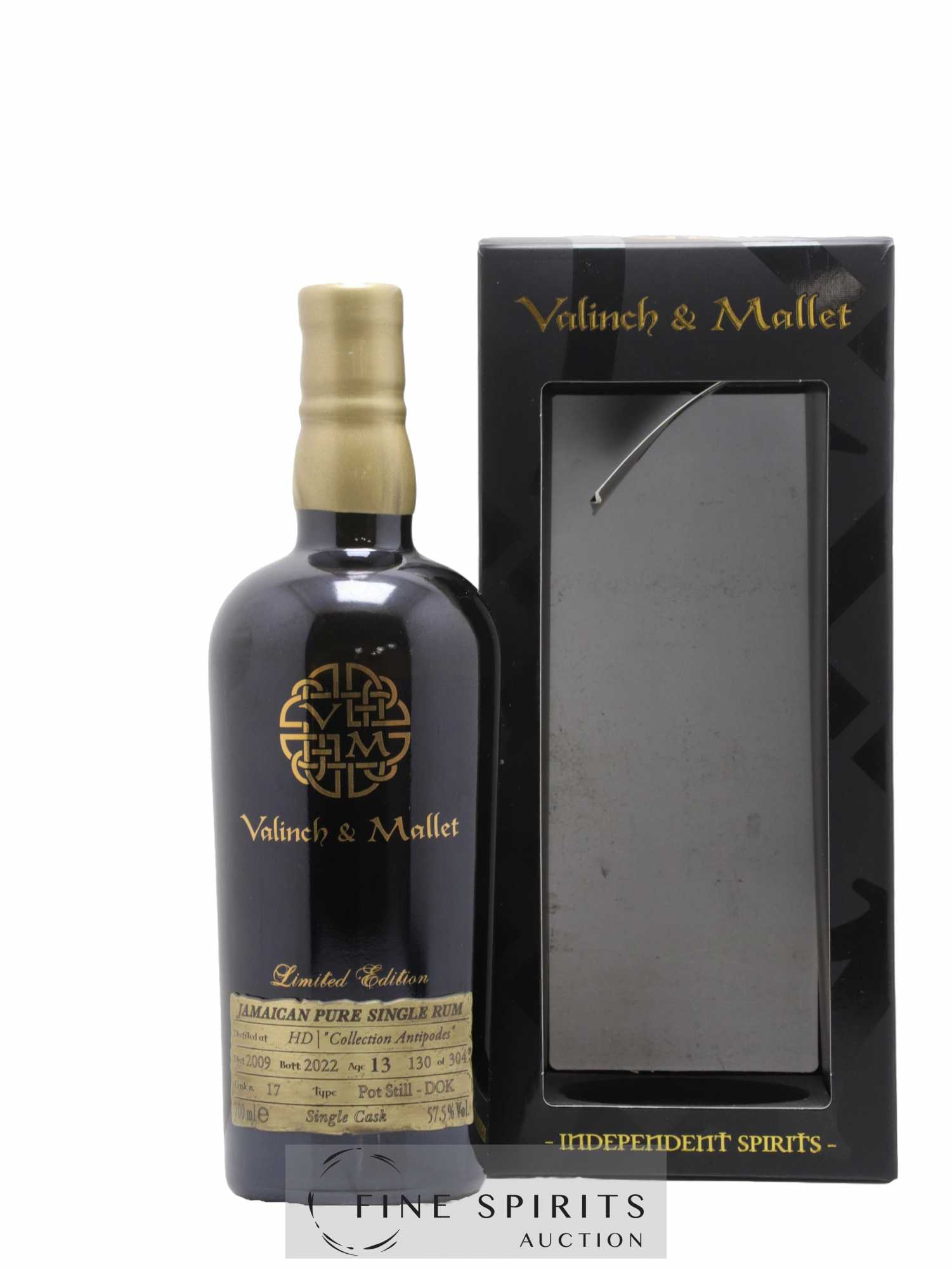 HD 13 years 2009 Valinch & Mallet Cask n°17 - One of 304 - bottled 2022 Collection Antipodes