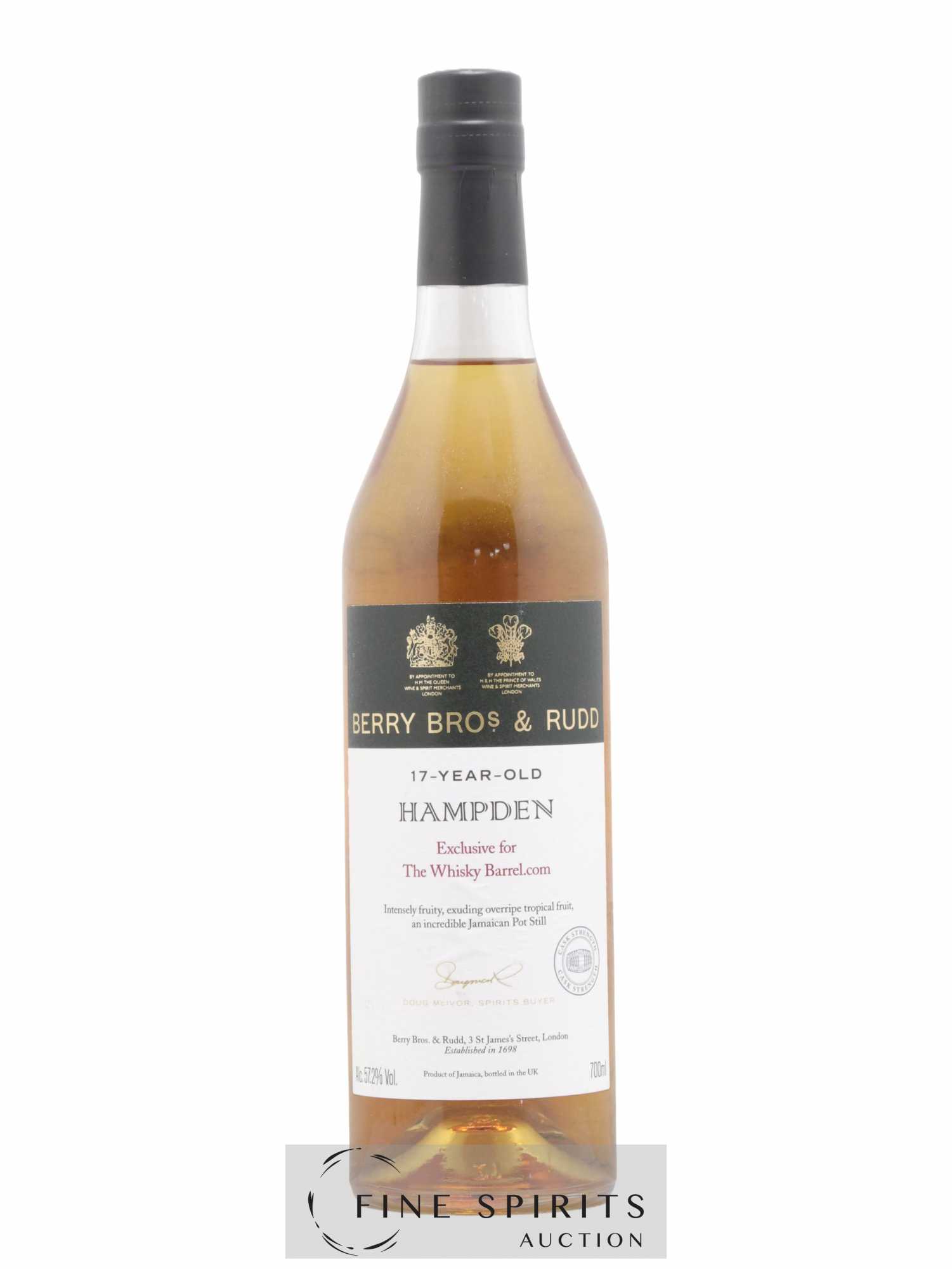 Hampden 17 years Berry Bros & Rudd Cask Ref. 17 - One of 194 The Whisky Barrel