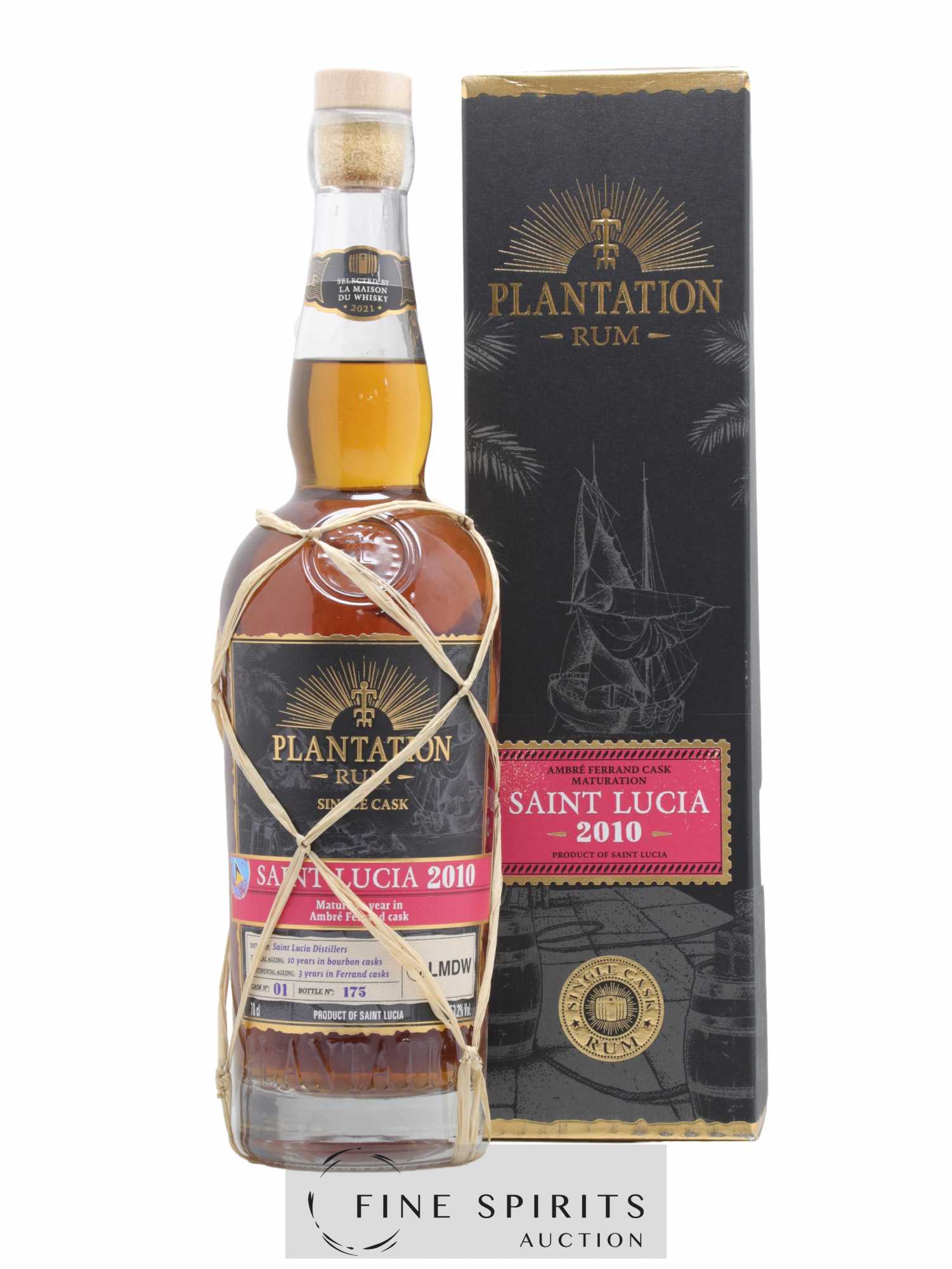 Plantation 2010 Of. St. Lucia Cask n°01 - bottled 2021 LMDW Single Cask Collection