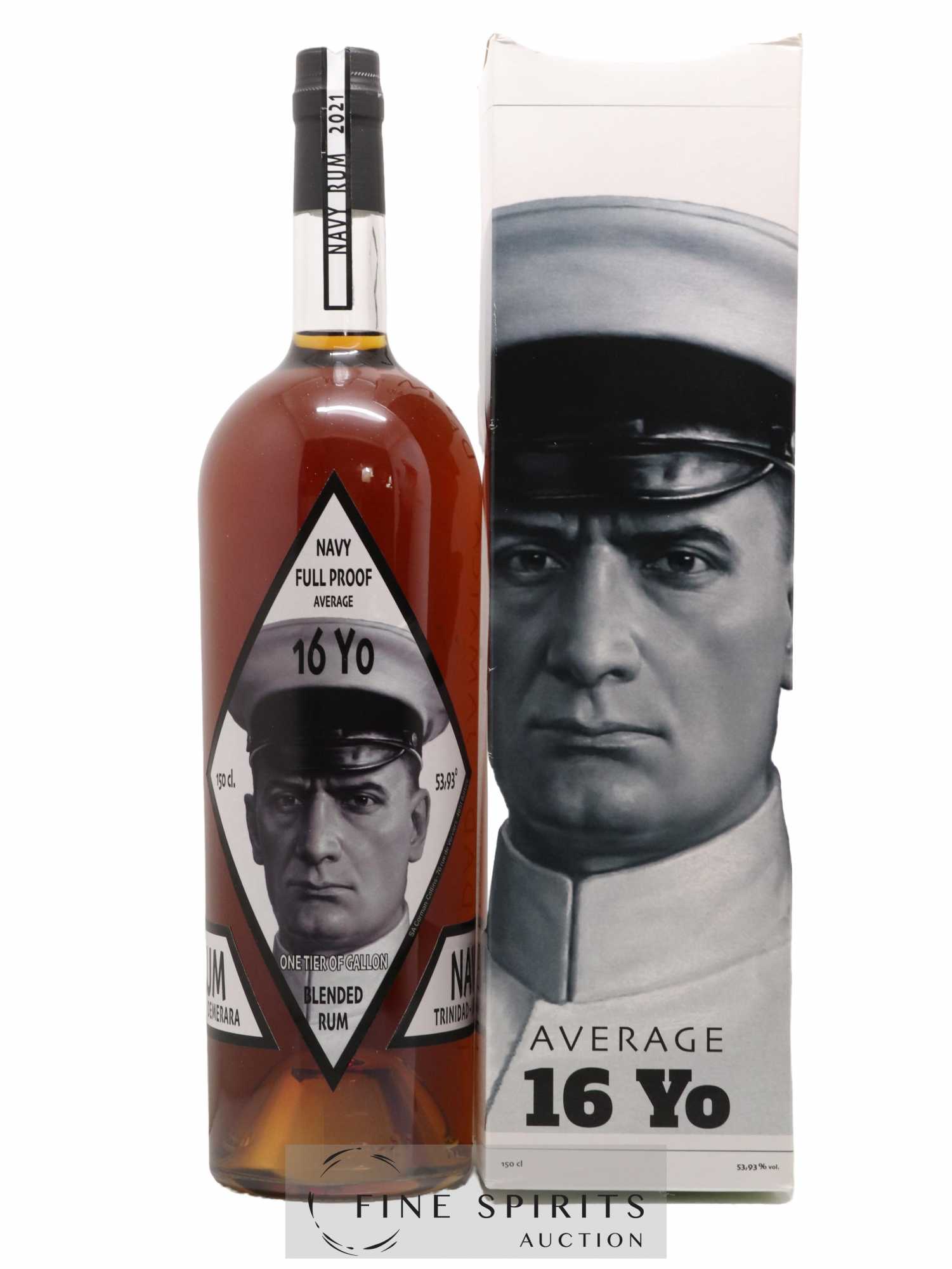 Navy Rum 16 years Of. Full Proof One Tier of Gallon (1.5L)