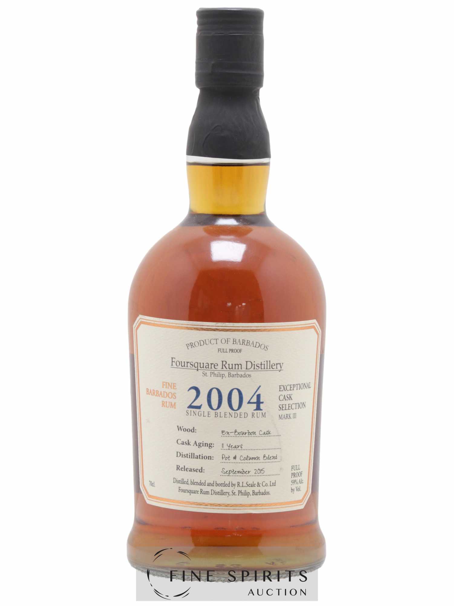 Foursquare 11 years 2004 Of. Mark III - bottled 2015 Exceptional Cask Selection