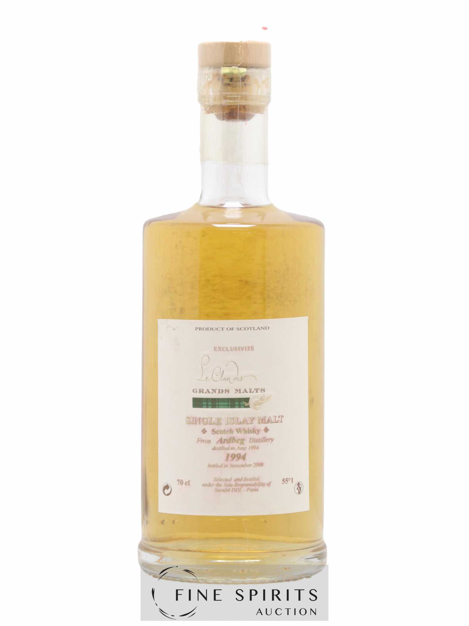 Ardbeg 1994 DDL bottled 2008 Exclusivité Le Clan des Grands Malts