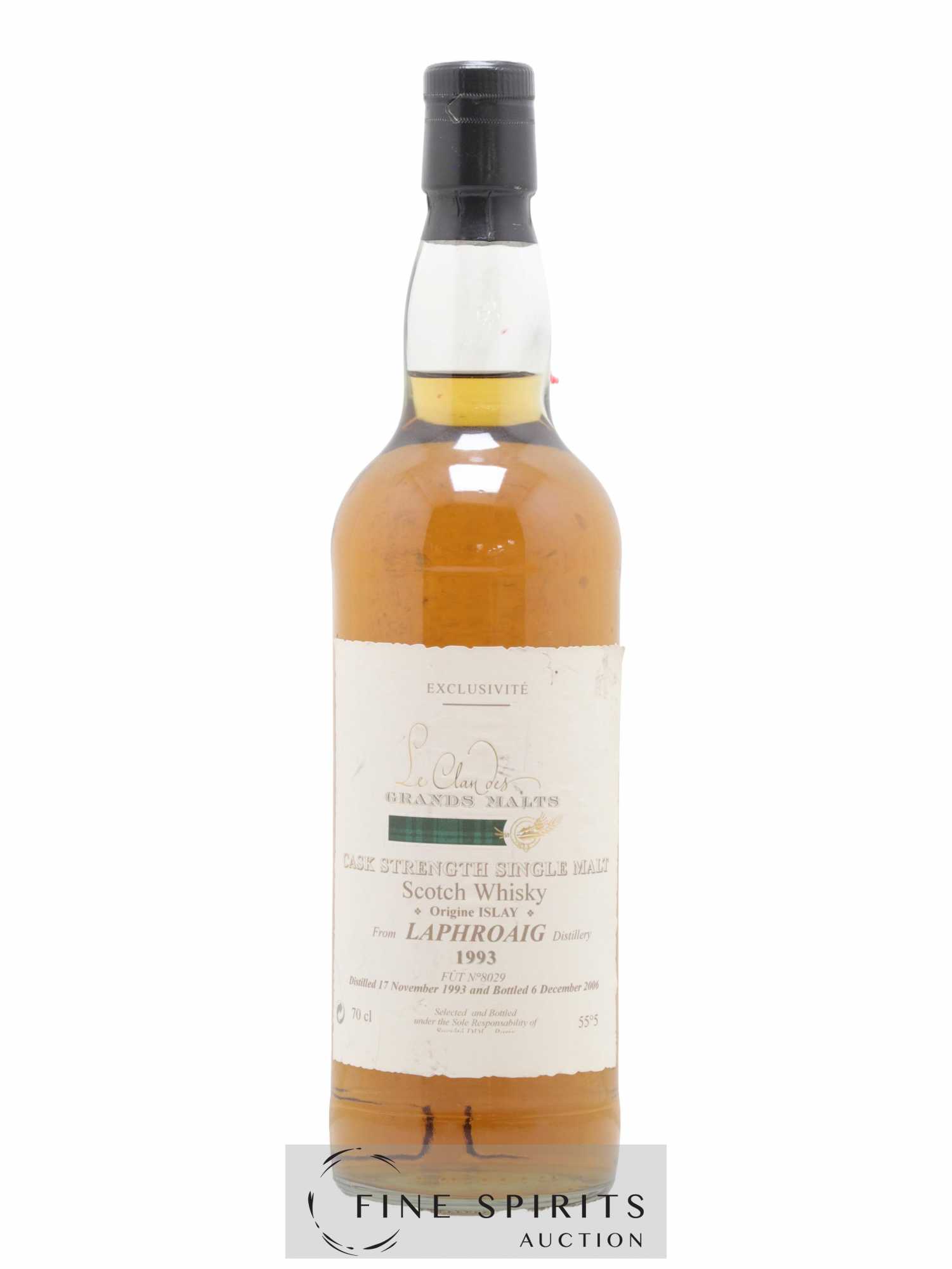 Laphroaig 1993 DDL Cask n°8029 - bottled 2006 Exclusivité Le Clan des Grands Malts