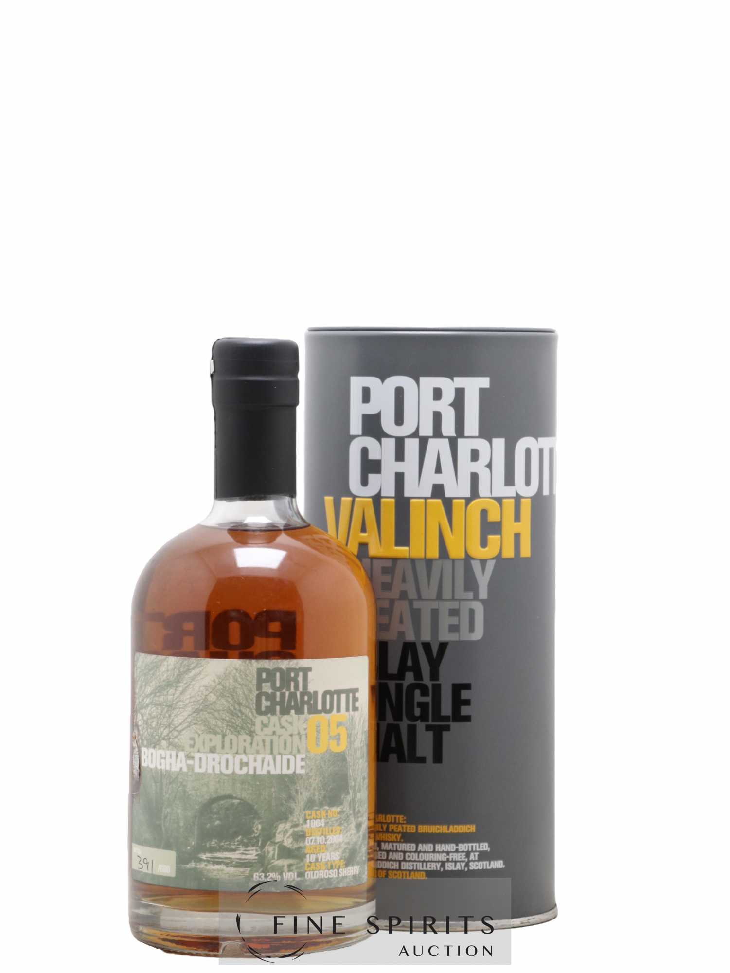 Port Charlotte 10 years 2004 Of. Cask Exploration 05 Cask n°1064 (50cl.)