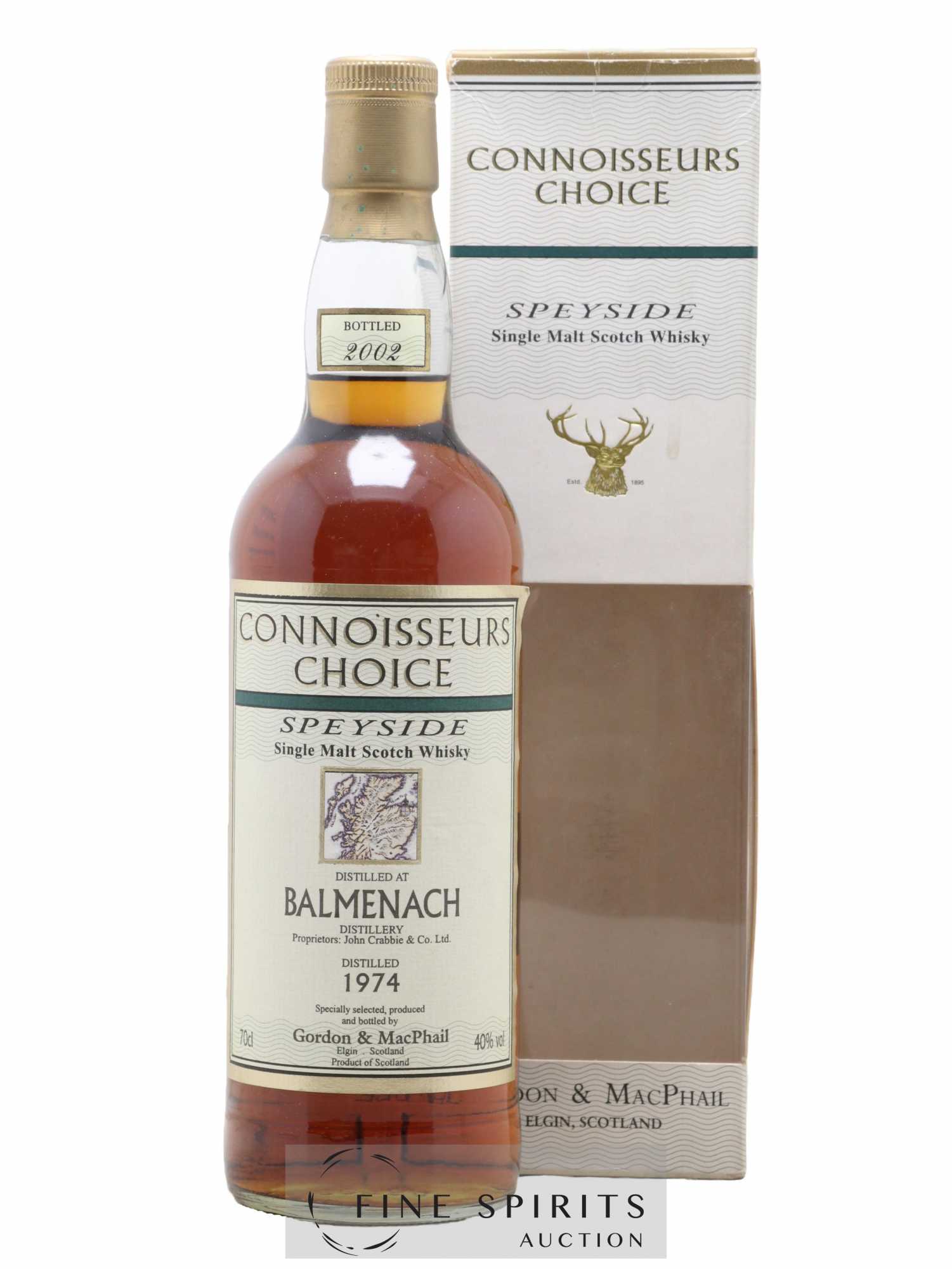 Balmenach 1974 Gordon & MacPhail bottled 2002 Connoisseurs Choice