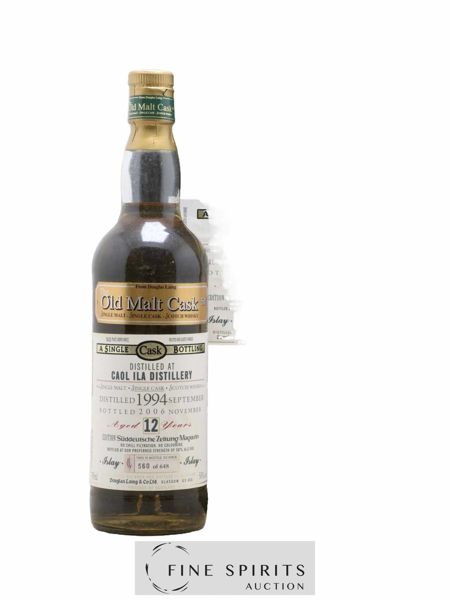 Caol Ila 12 years 1994 Douglas Laing One of 648 - bottled 2006 Süddeutsche Zeitung Magazin Single Cask Bottling