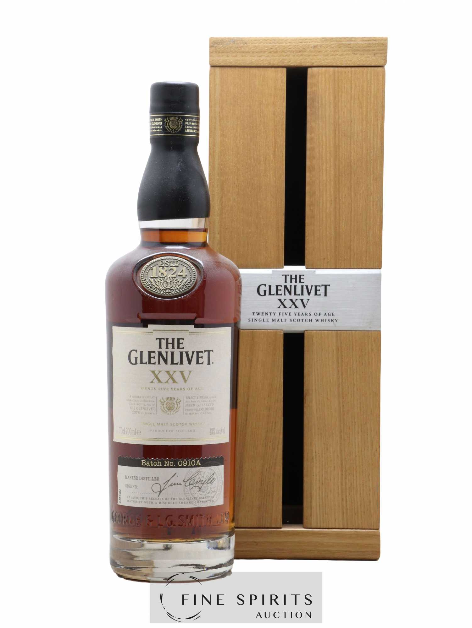 Glenlivet (The) 25 years Of. XXV Batch n°0910A - Oloroso Sherry Casks