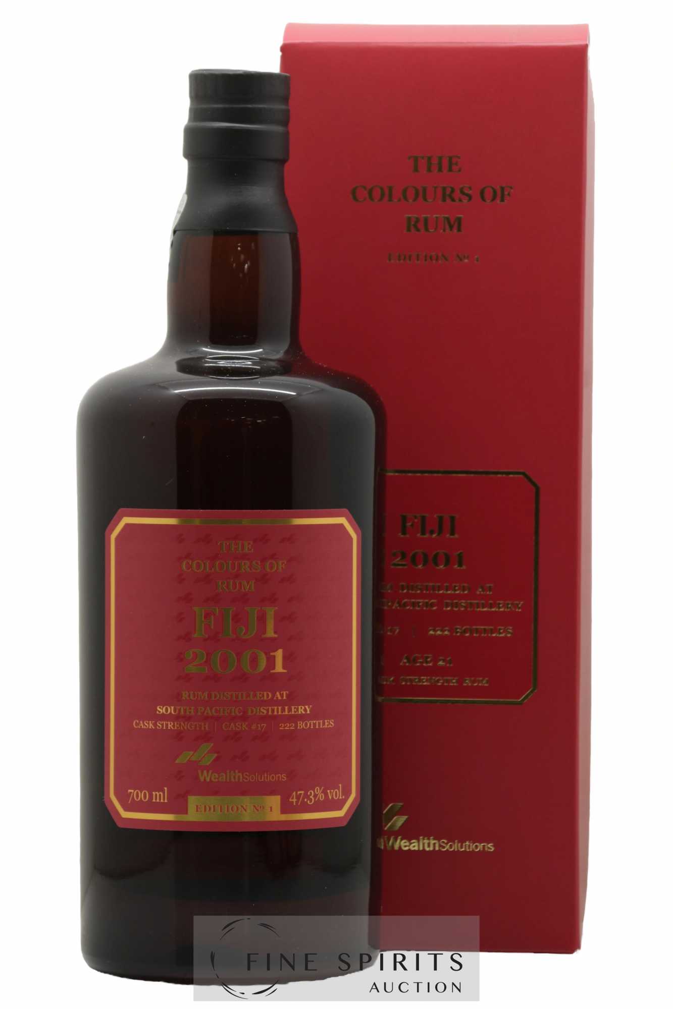 Fiji 21 years Wealth Solutions Edition in°1 Cask n°17 - One of 222 The Colours of Rum