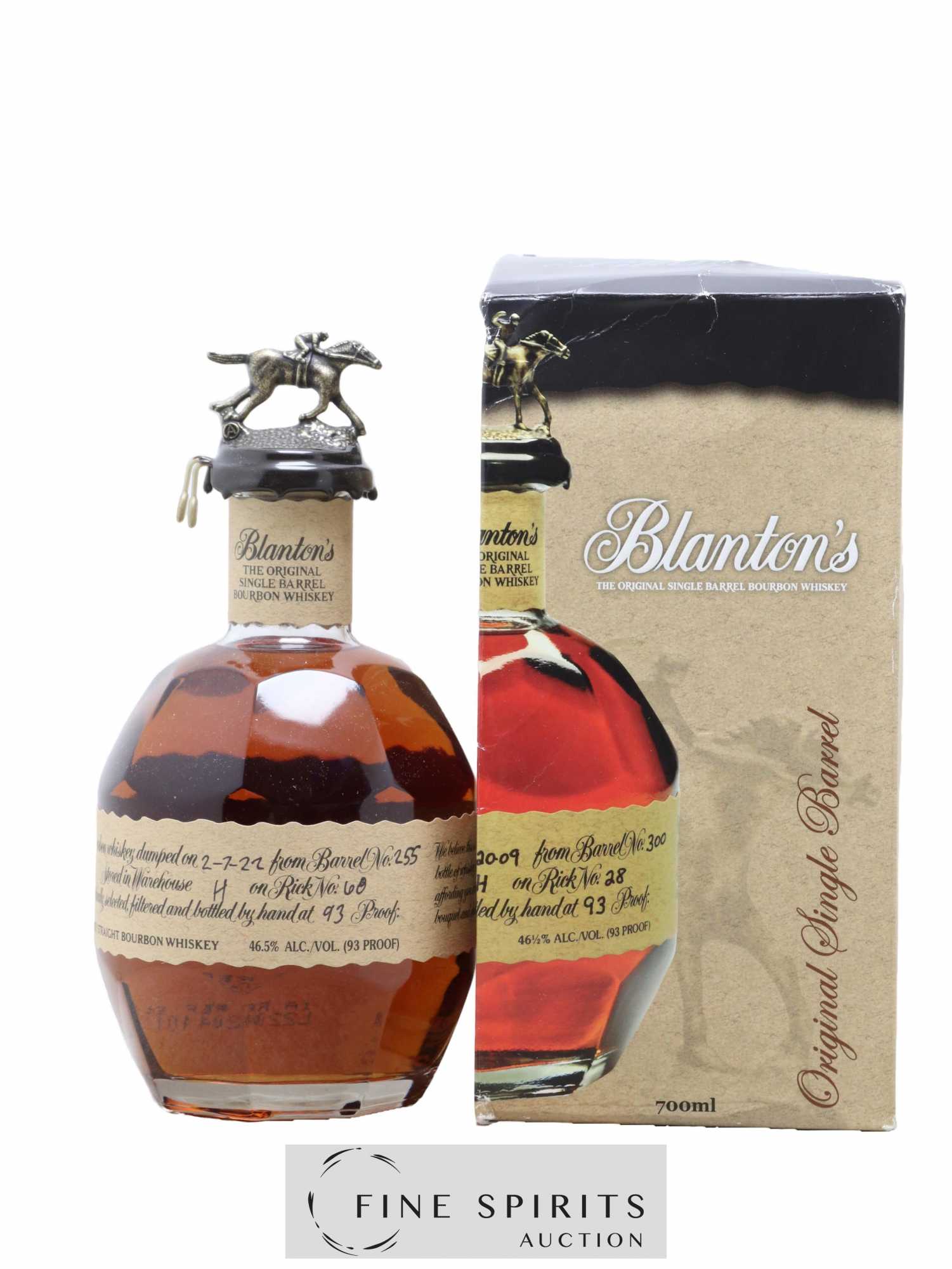 Blanton's Of. Warehouse H - Barrel n°255 - dumped 2022