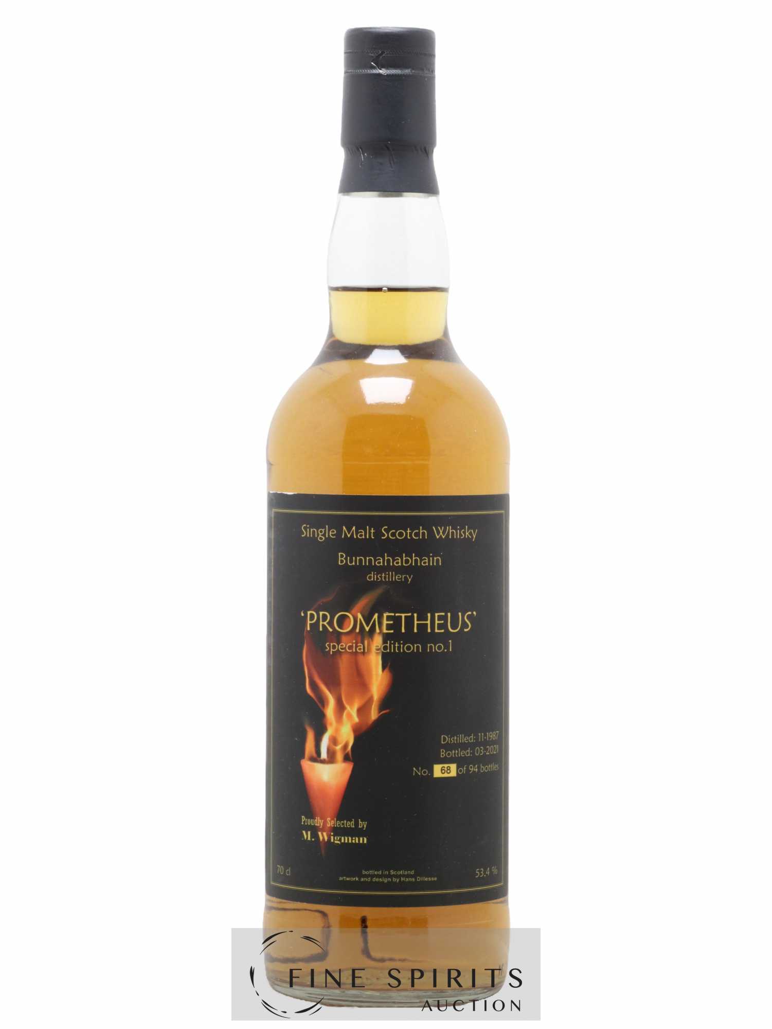 Bunnahabhain 1987 M. Wigman Prometheus Special Edition n°1 One of 94 - bottled 2021