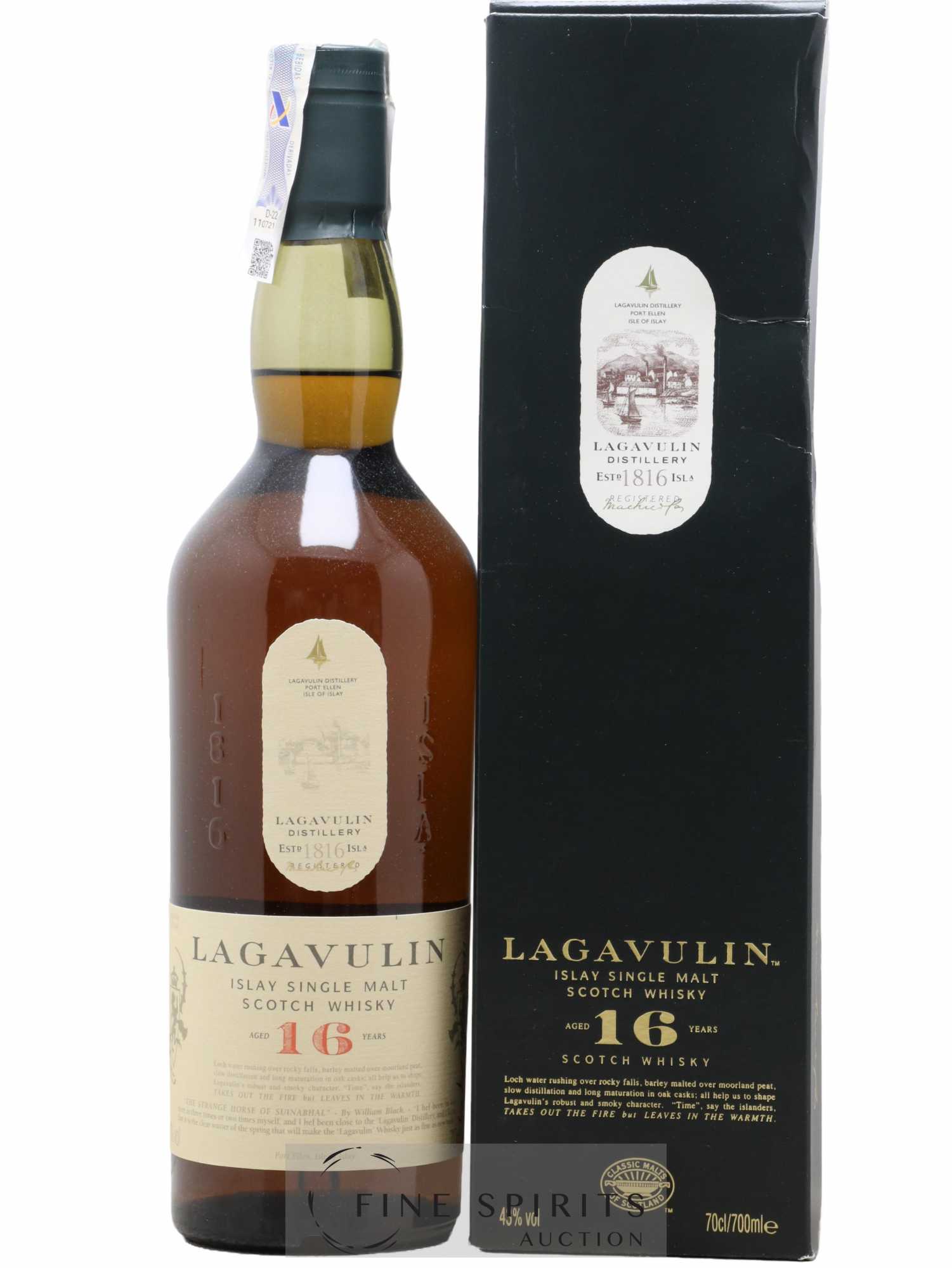 Lagavulin 16 years Of. (70cl.)