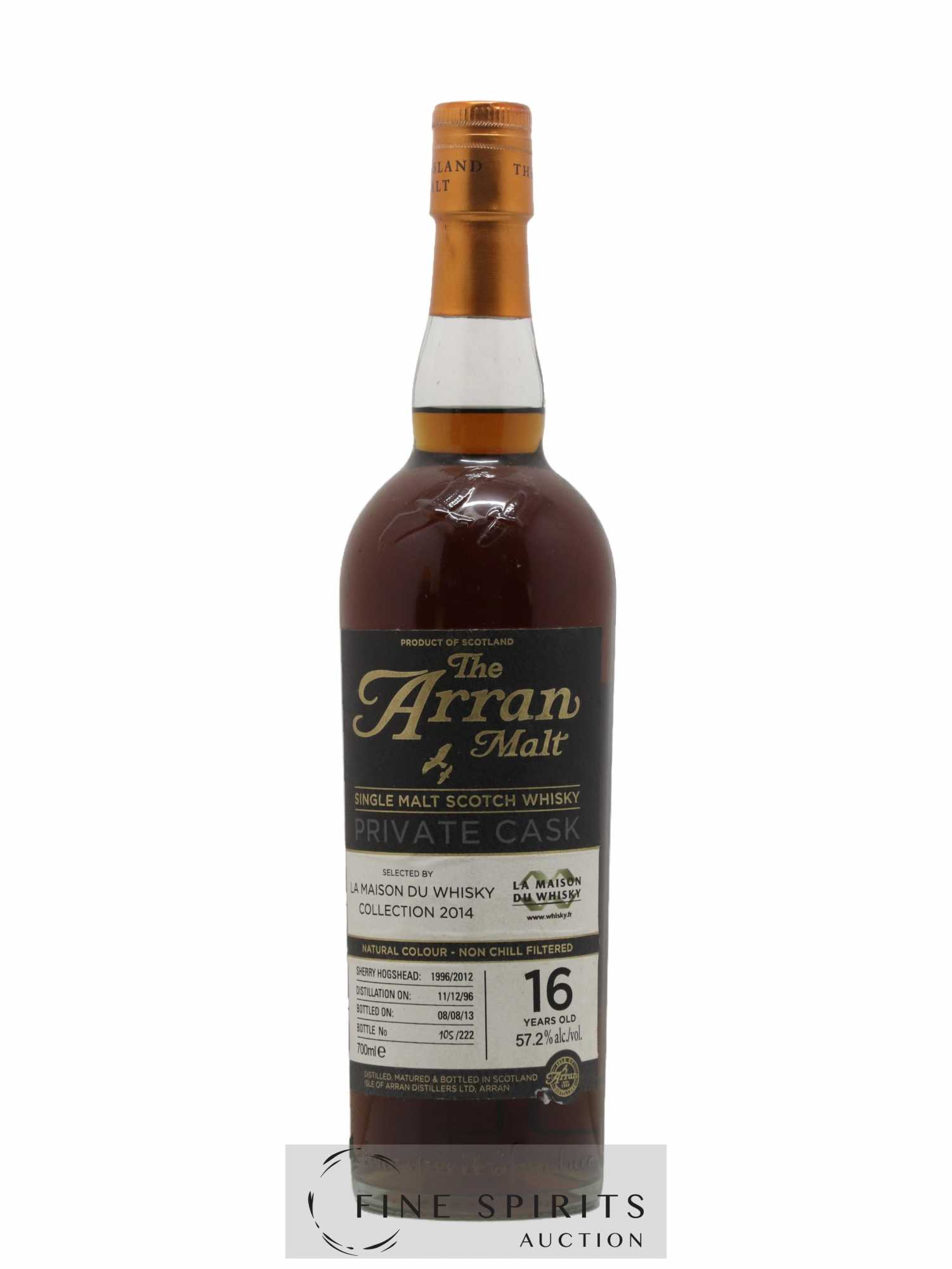 Arran 16 years 1996 Of. Private Cask n°1996-2012 - One of 222 - bottled 2013 LMDW Collection 2014