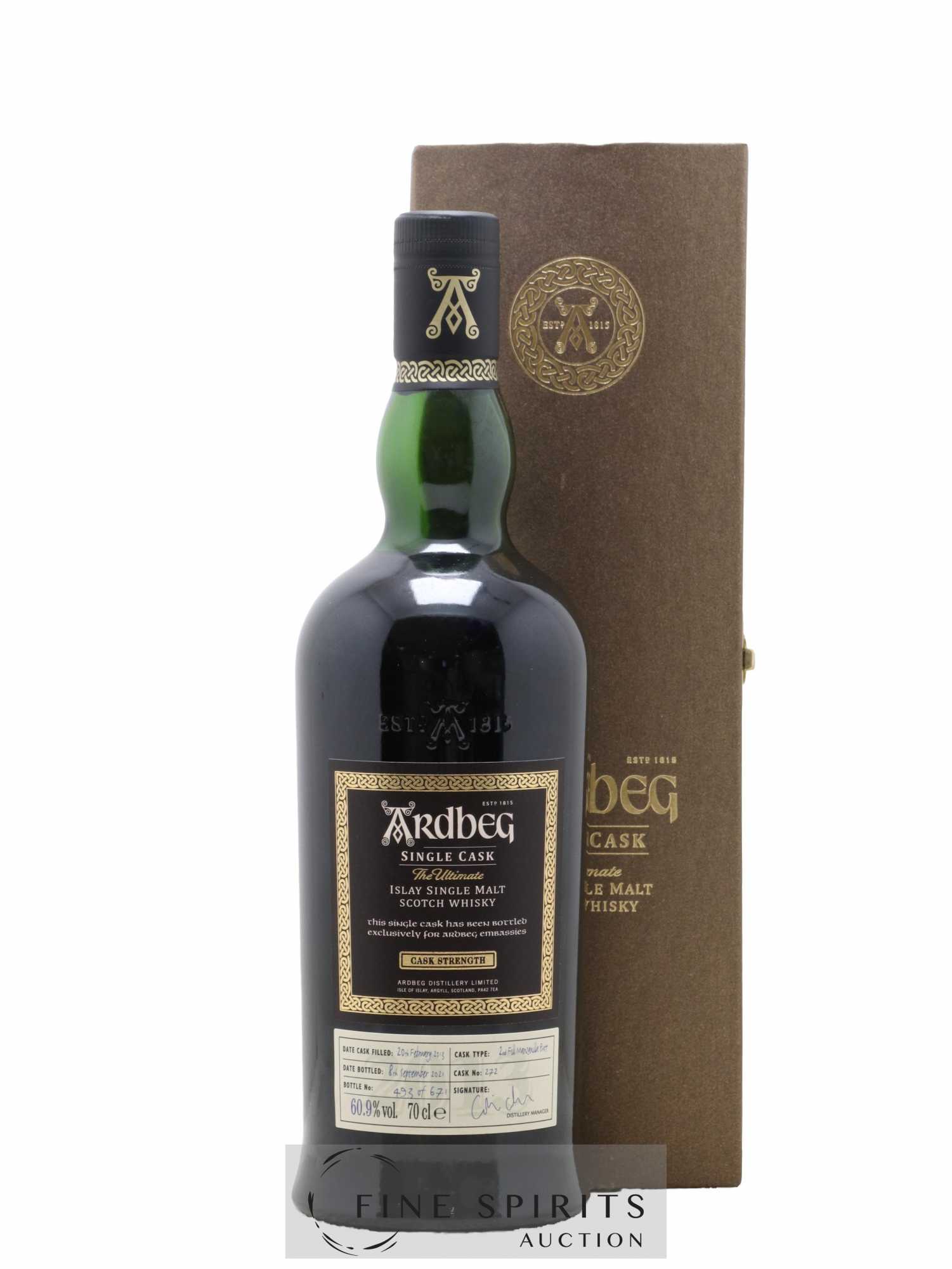 Ardbeg 2013 Of. Single Cask n°272 - One of 671 - bottled 2021 The Ultimate