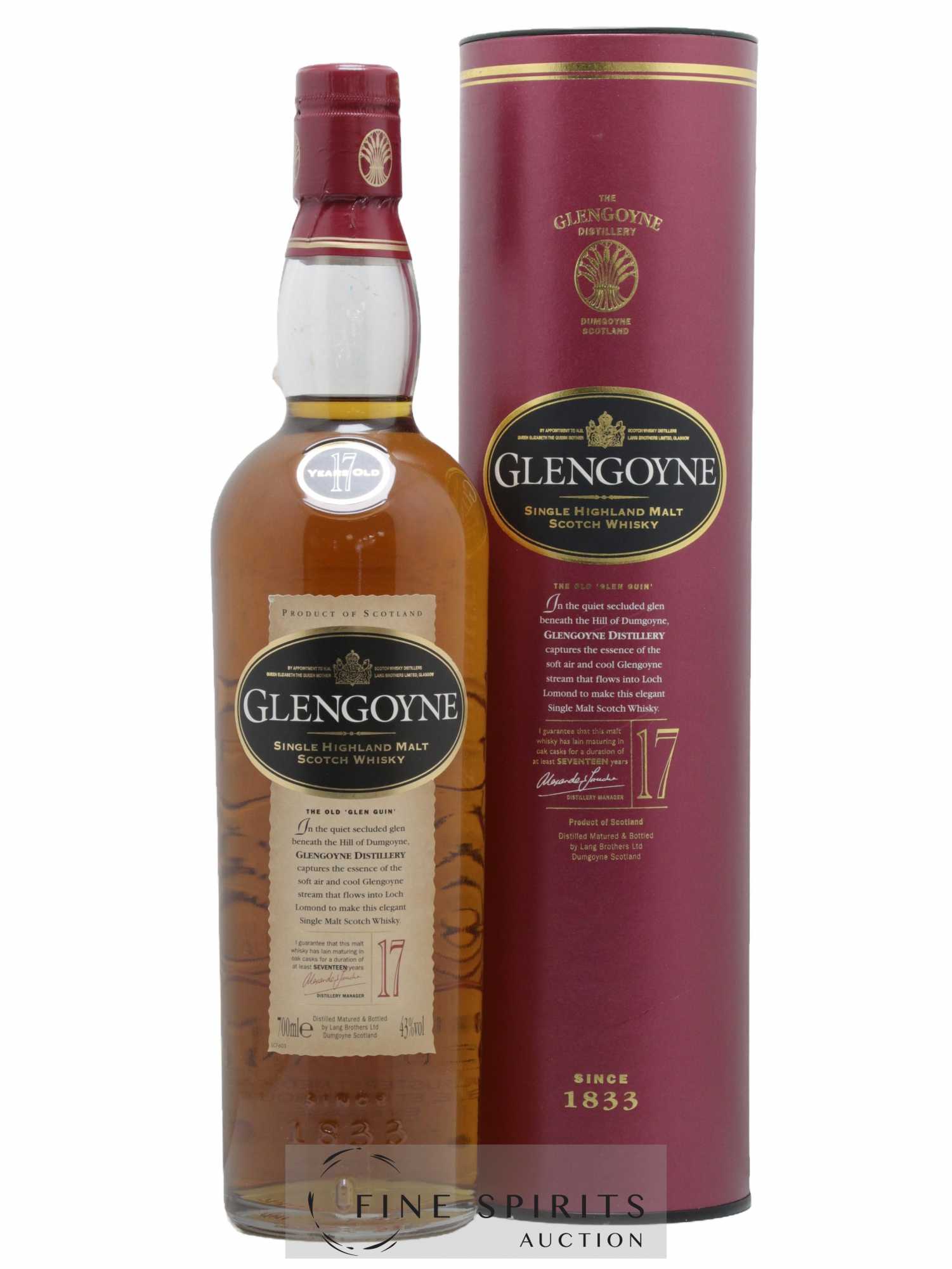 Glengoyne 17 years Of.