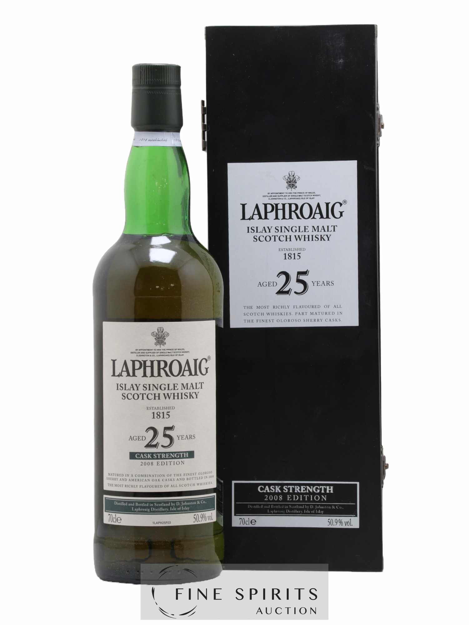 Laphroaig 25 years Of. 2008 Edition Cask Strength