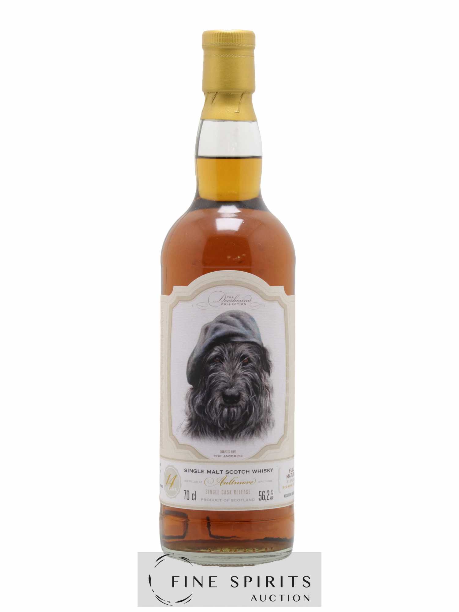 Aultmore 14 years 2009 The Caskhound The Jacobite Cask n°303697 - One of 283 - bottled 2023 The Deerhound Collection