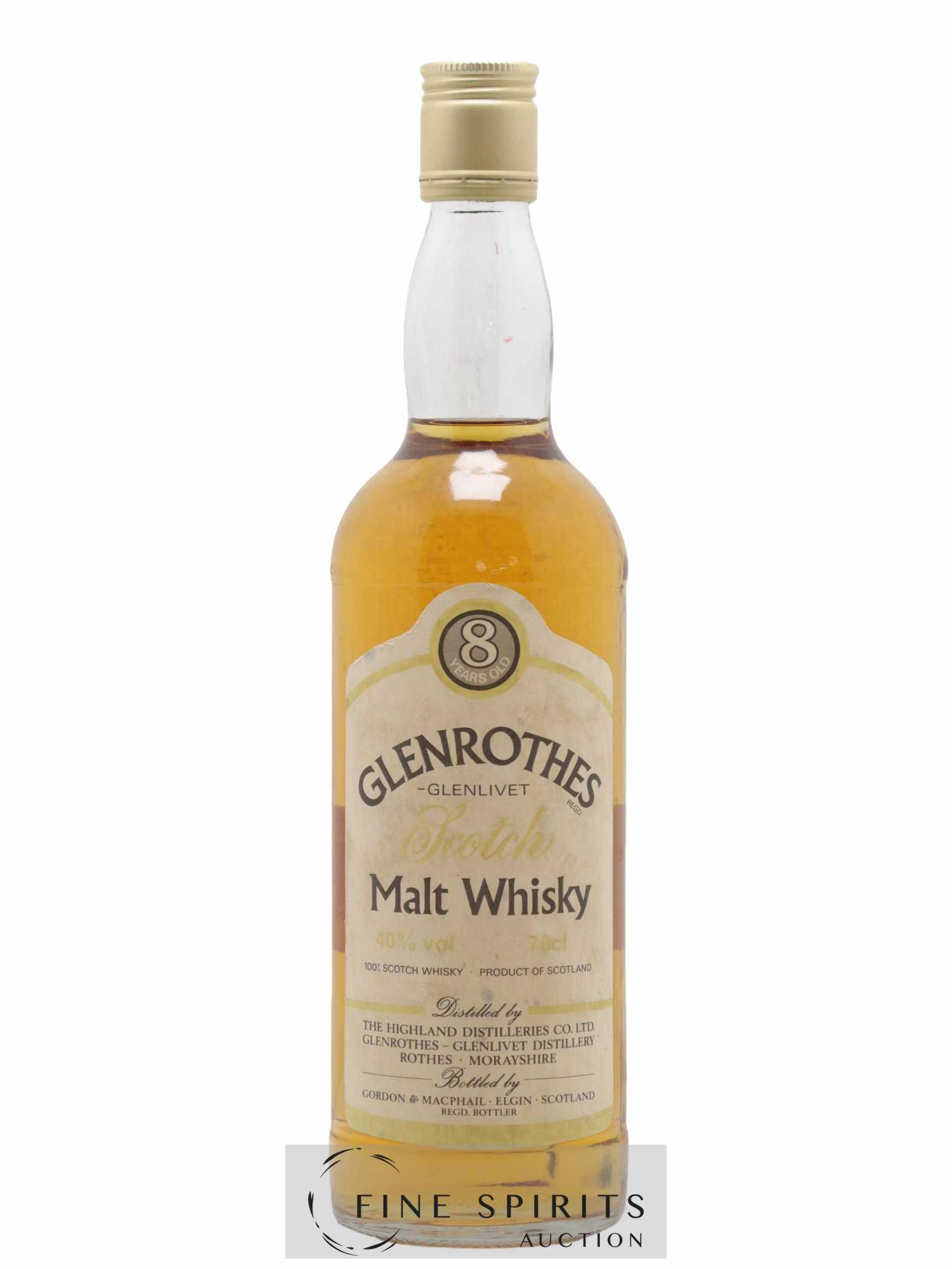 Glenrothes 8 years Gordon & MacPhail