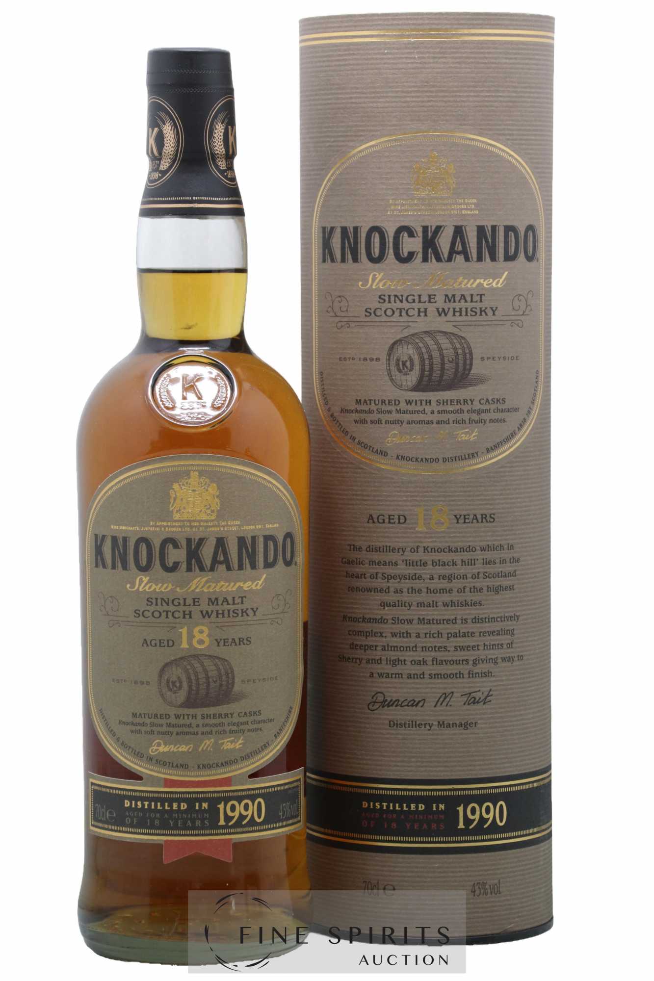 Knockando 18 years 1990 Of. Slow Matured Sherry Casks