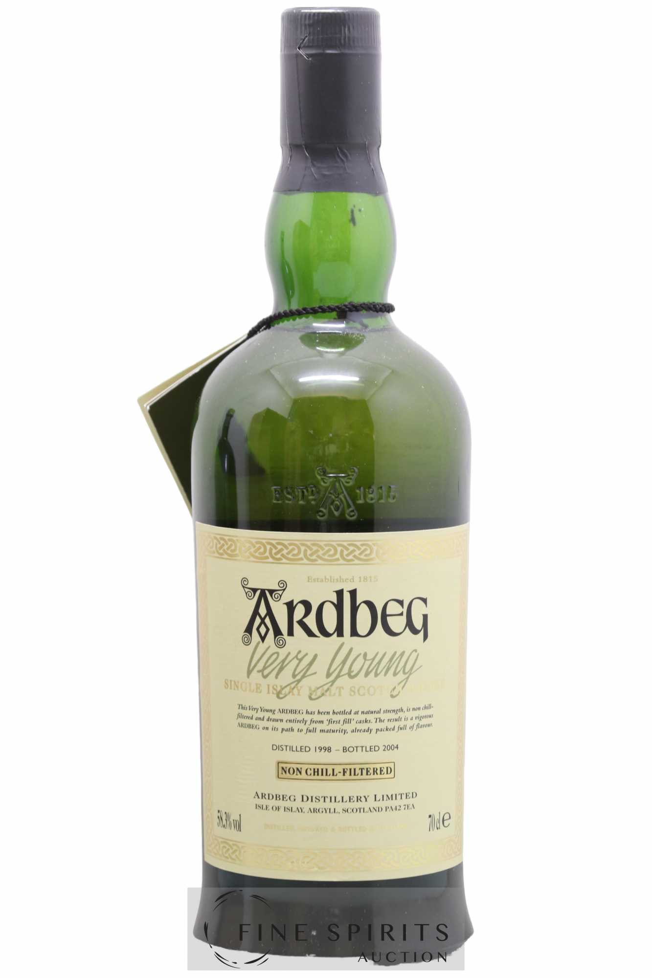 Ardbeg 1998 Of. Very Young bottled 2004 Committee Approved